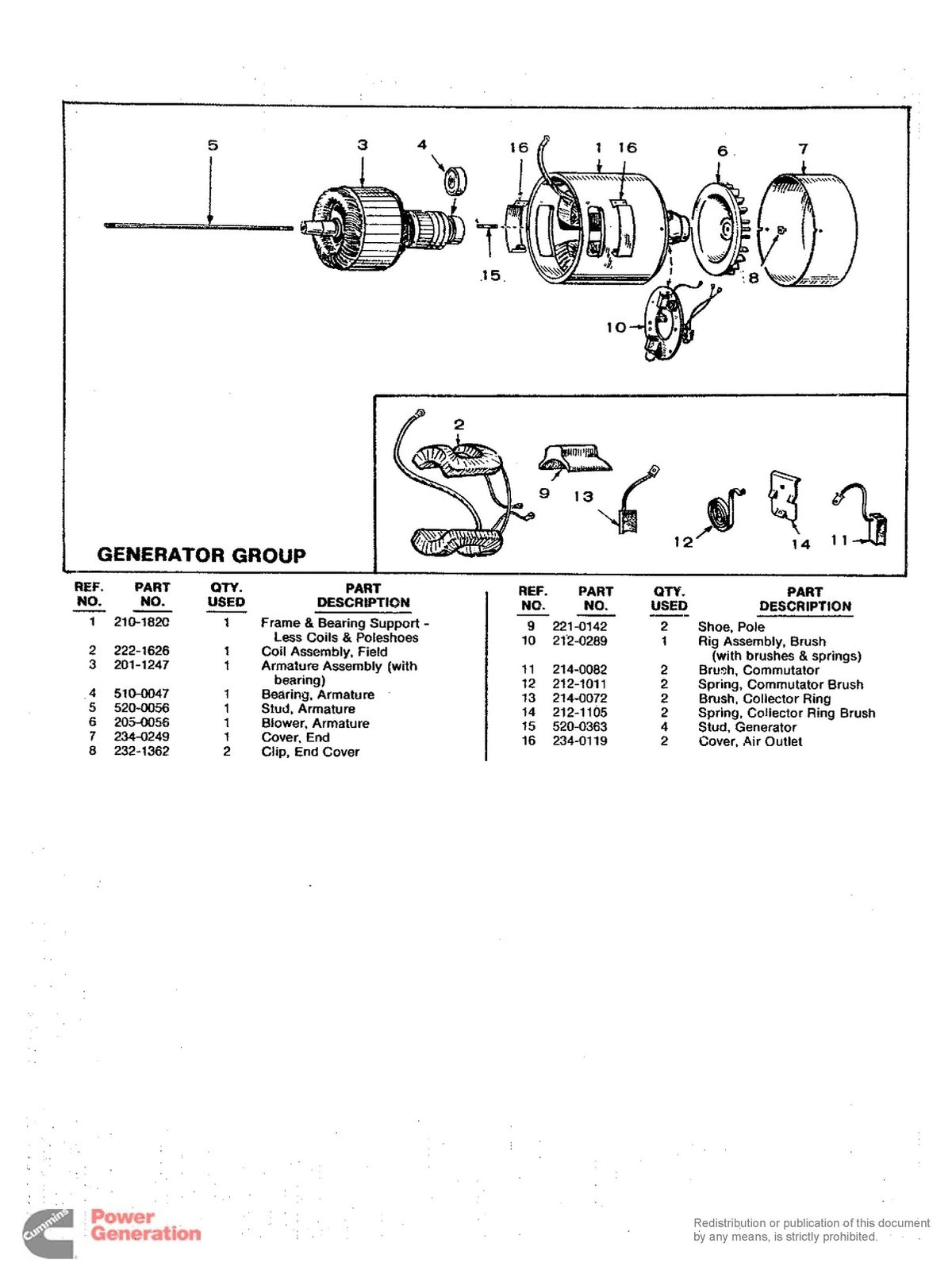 ONAN PortaStart AJ Spec H L Operators And Parts Manual - WIRE BOUND - COVERS