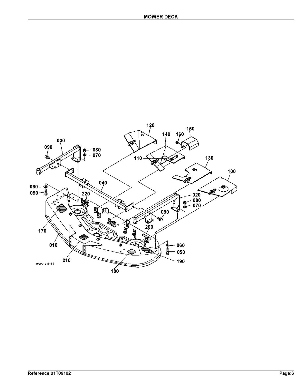 KUBOTA RC54-F19 Parts Manual - STEEL WIRE BOUND - PROTECTIVE COVERS