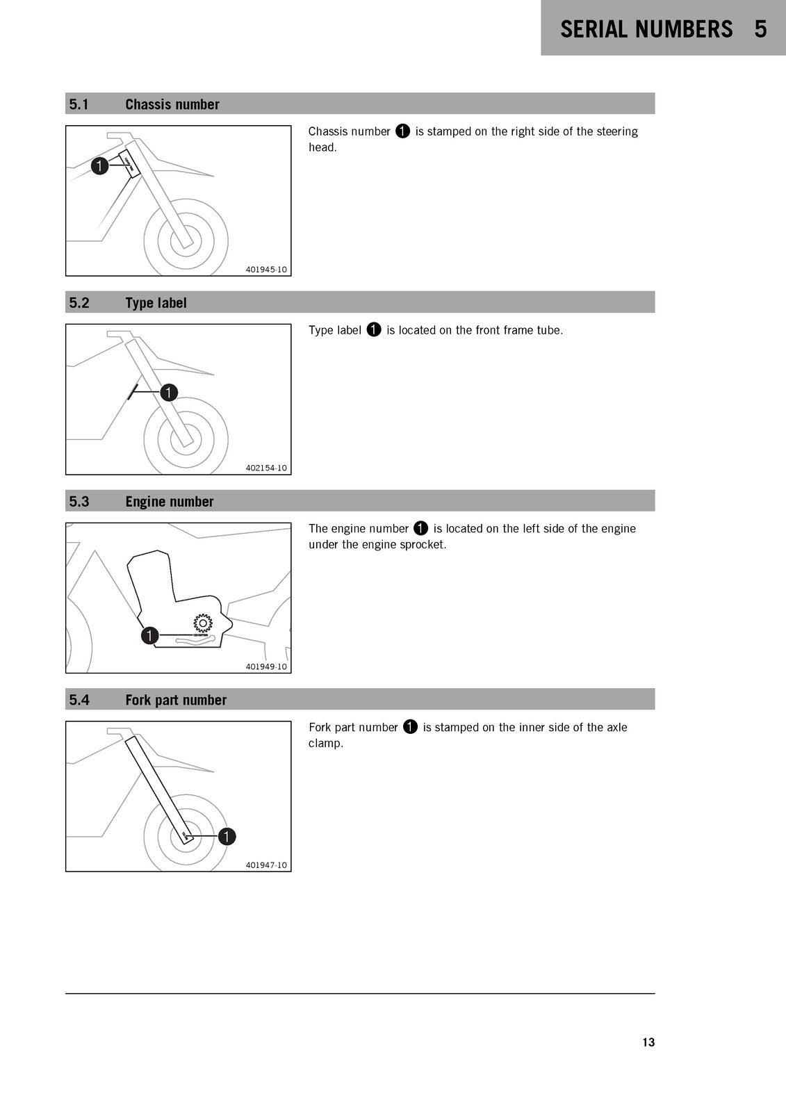 KTM 85 SX 1714 1916 Owners Manual 2019 - STEEL WIRE BOUND - PROTECTIVE COVERS
