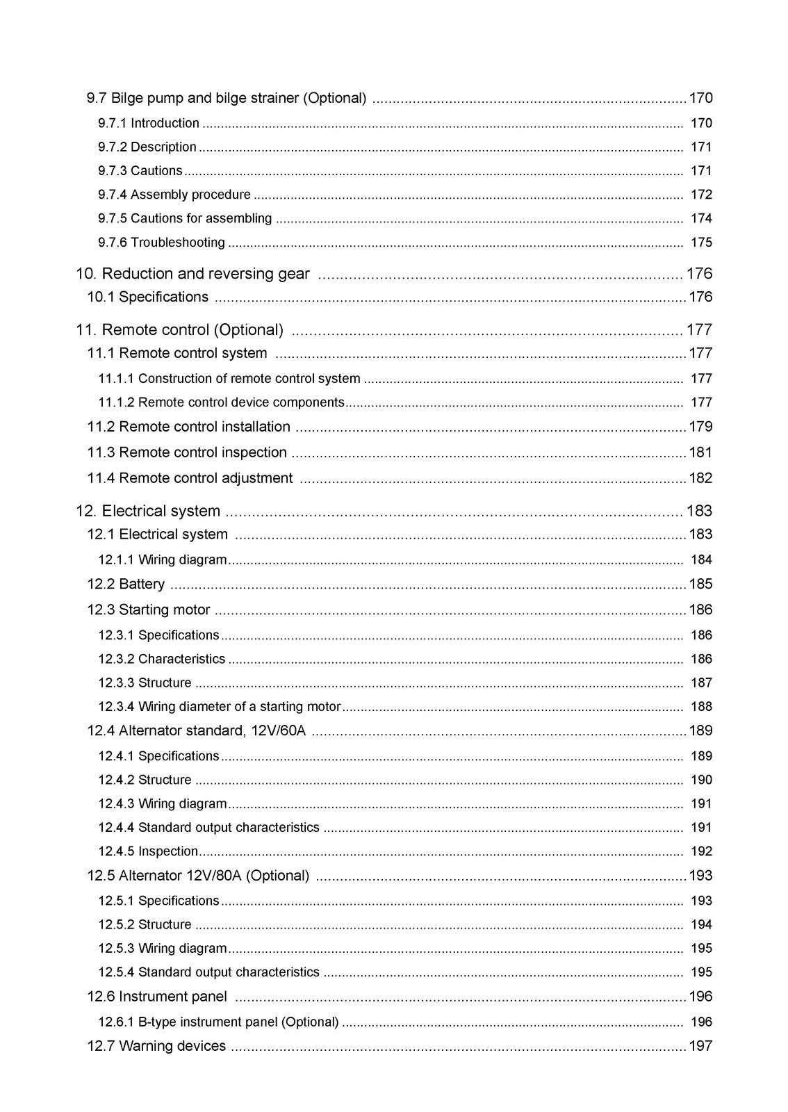 YANMAR 3YM30 3YM20 2YM15 Marine Diesel Engine Service Manual, FOLDOUTS