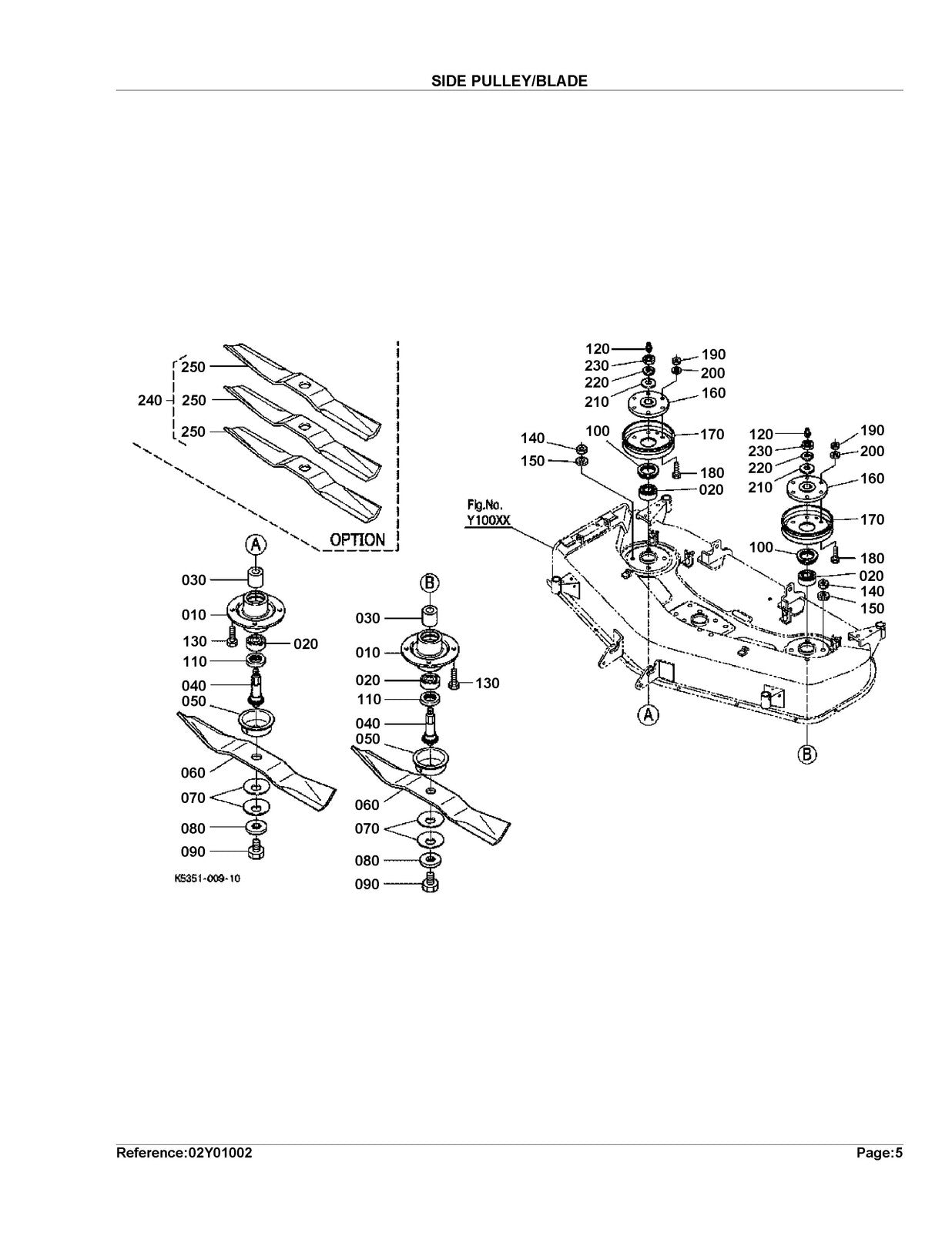KUBOTA RCK54-15BX Parts Manual - STEEL WIRE BOUND - PROTECTIVE COVERS