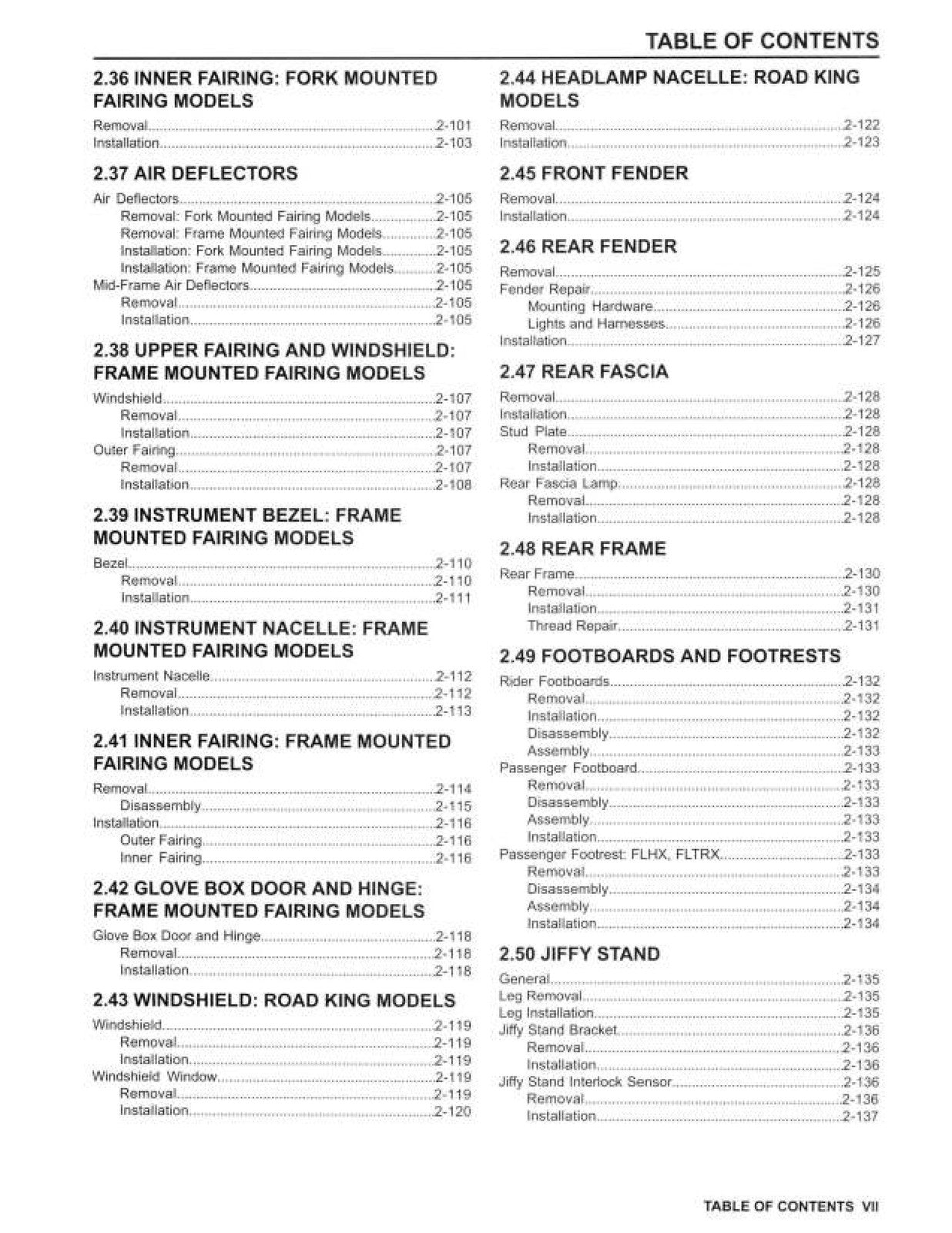 HARLEY-DAVIDSON Electra Glide Ultra Limited 2012 Touring Service Manual