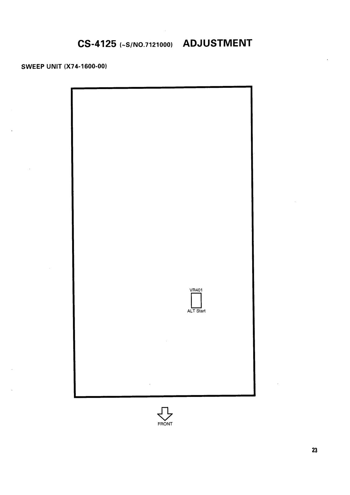 KENWOOD CS-4125 CS-4135 Oscilloscope Service Manual - BOUND - COVERS - FOLDOUTS