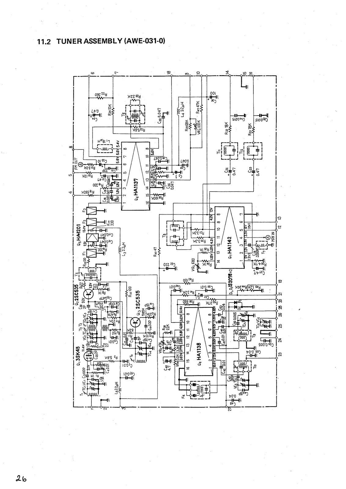 PIONEER SX-626 Stereo Receiver Service Manual - BOUND - COVERS - XL FOLDOUTS