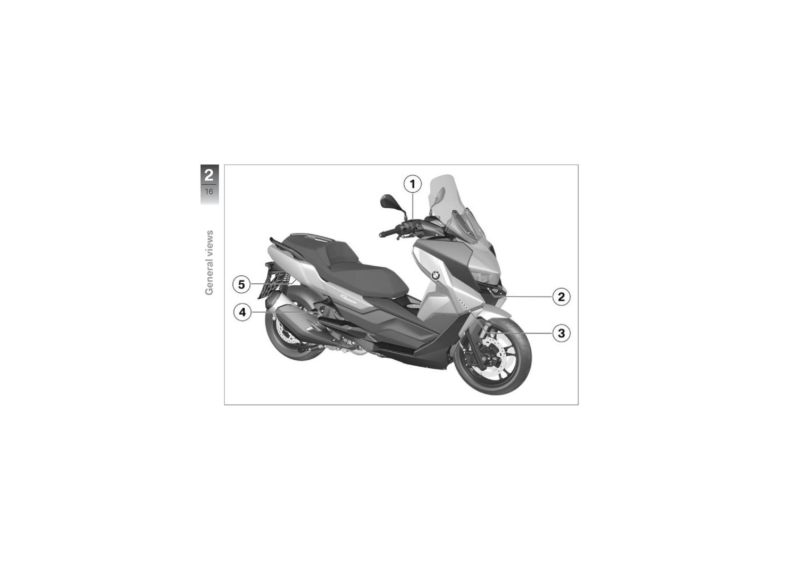 BMW C400 GT Motorcycle Owners Manual 2019 - STEEL WIRE BOUND - PROTECTIVE COVERS