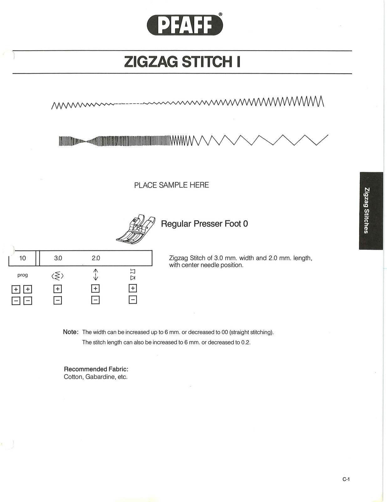 PFAFF Creative 1471 Owners Handbook Manual - yr 1985 - BOUND - COVERS - FOLDOUTS