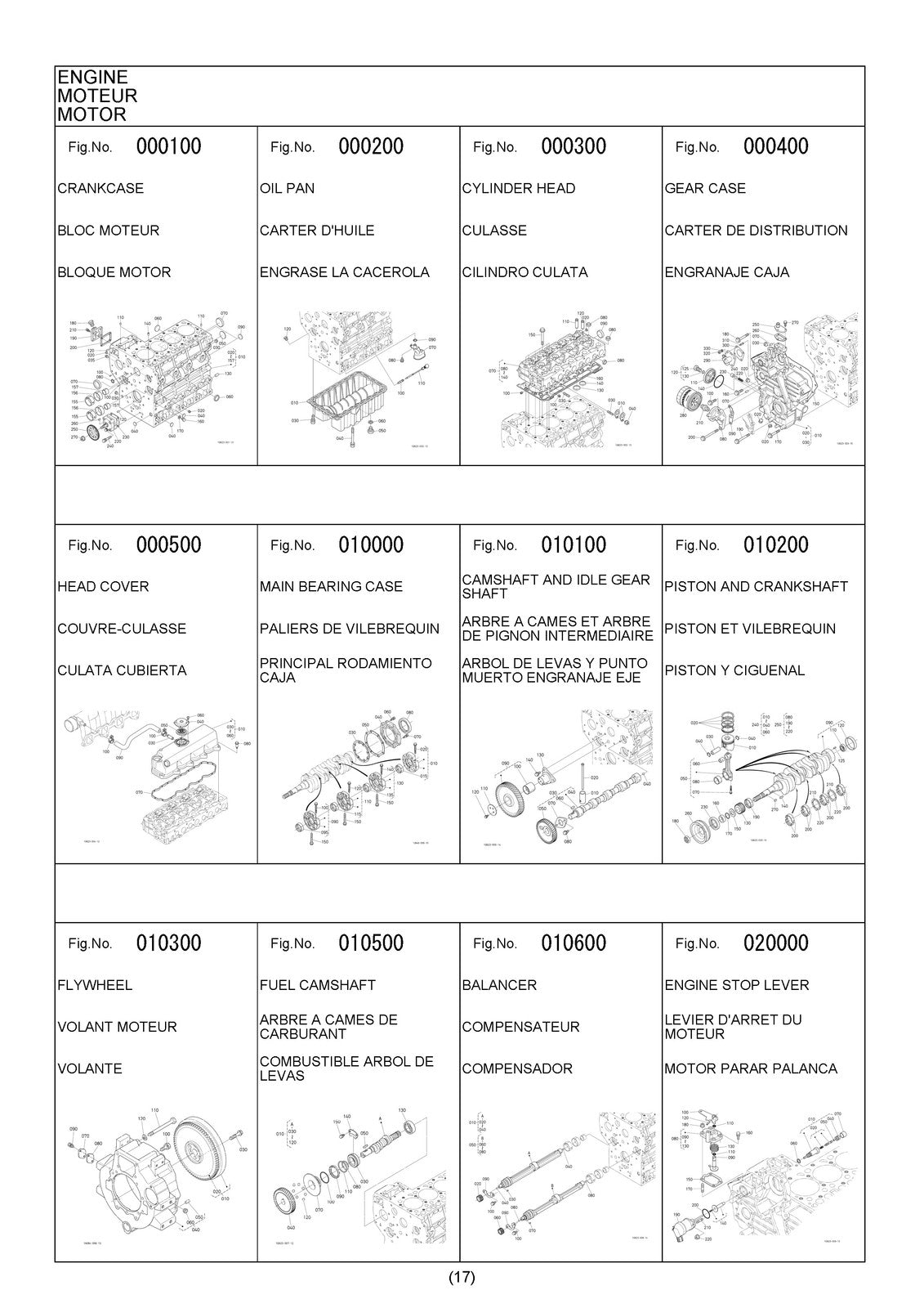 KUBOTA L4508 Tractor Illustrated Parts List Manual - WIRE BOUND - TOUGH COVERS