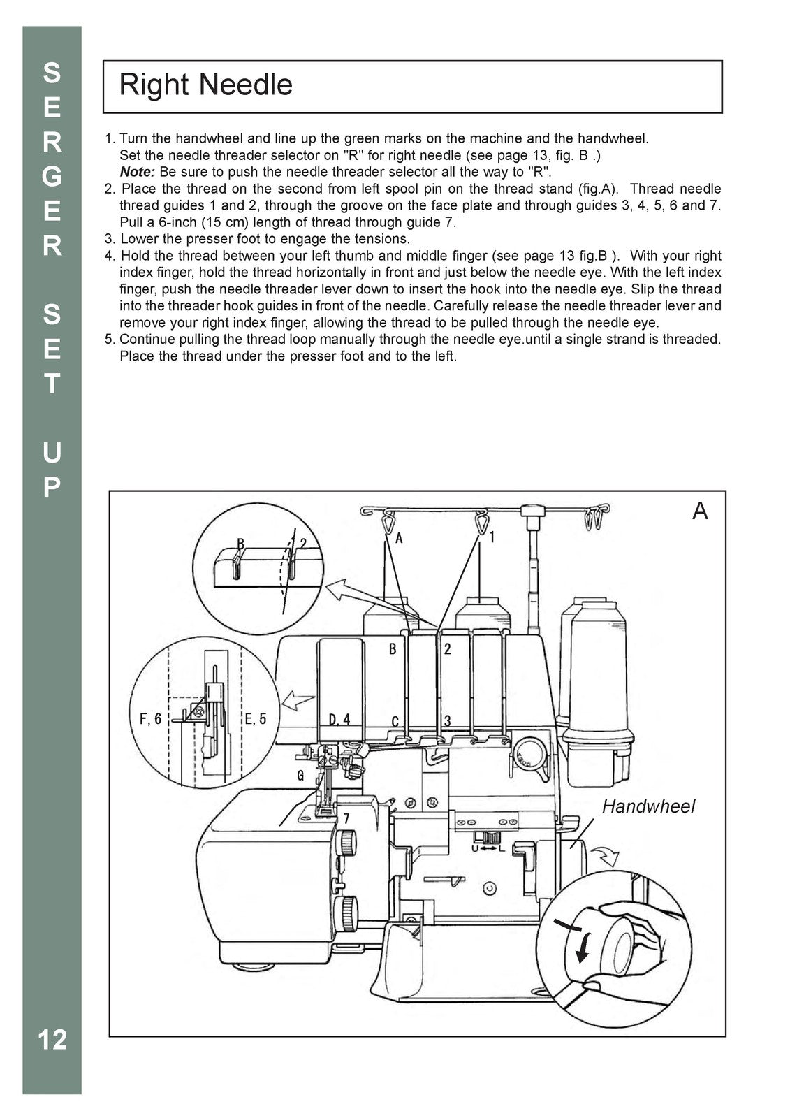 BABY LOCK Imagine BLE1AT-2 Serger Instruction Manual SPIRAL BINDER, TOUGH FRONT