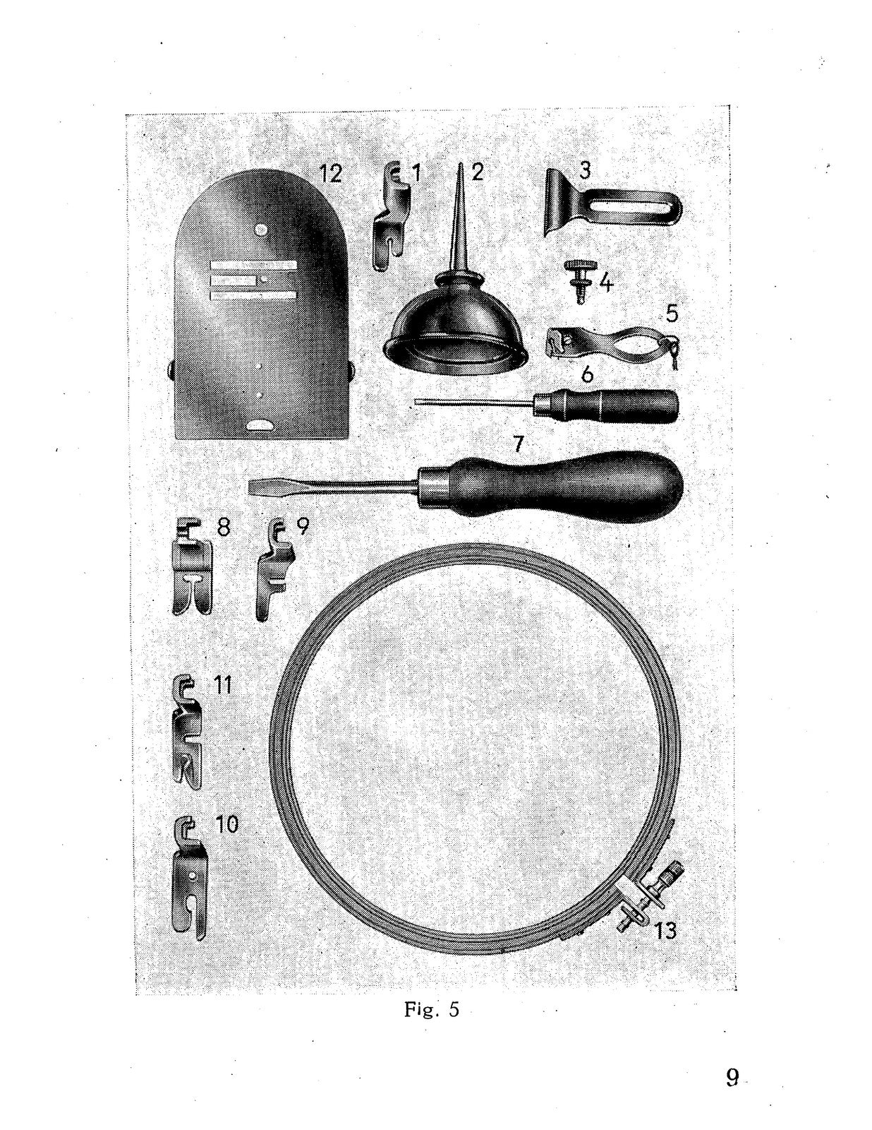 SINGER 216G Zig-Zag Sewing Machine Instruction Manual - WIRE BOUND - COVERS