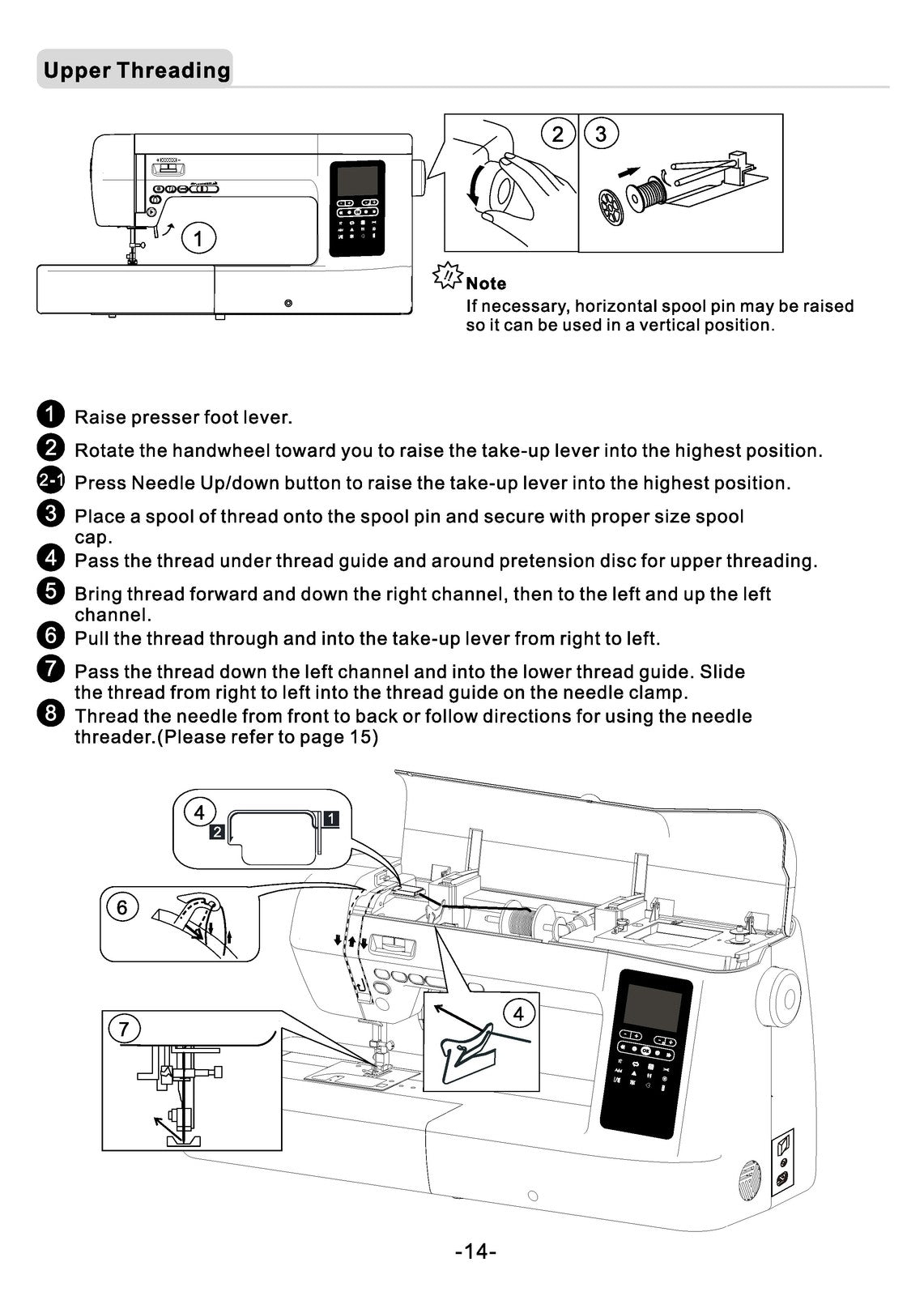 BABY LOCK Allegro BLMAG Sewing Machine Instruction Manual - WIRE BOUND - COVERS