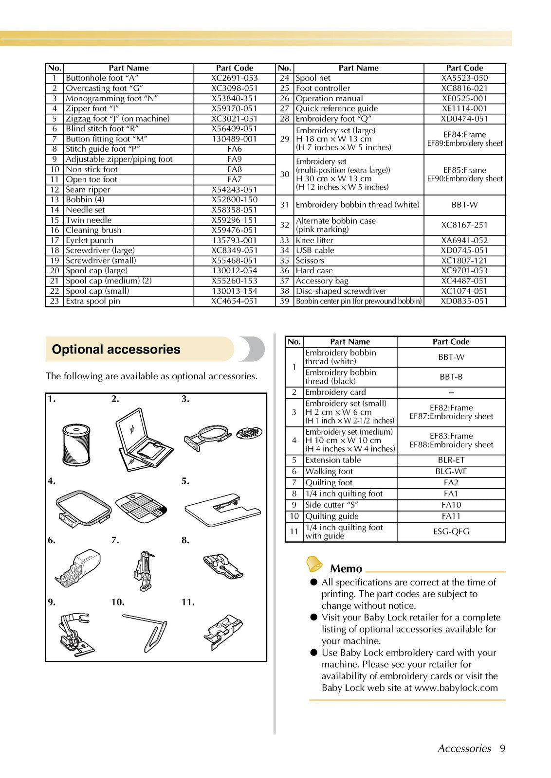 BABY LOCK Ellure Plus BLR2 Sewing Machine Instruction Manual - WIRE BOUND