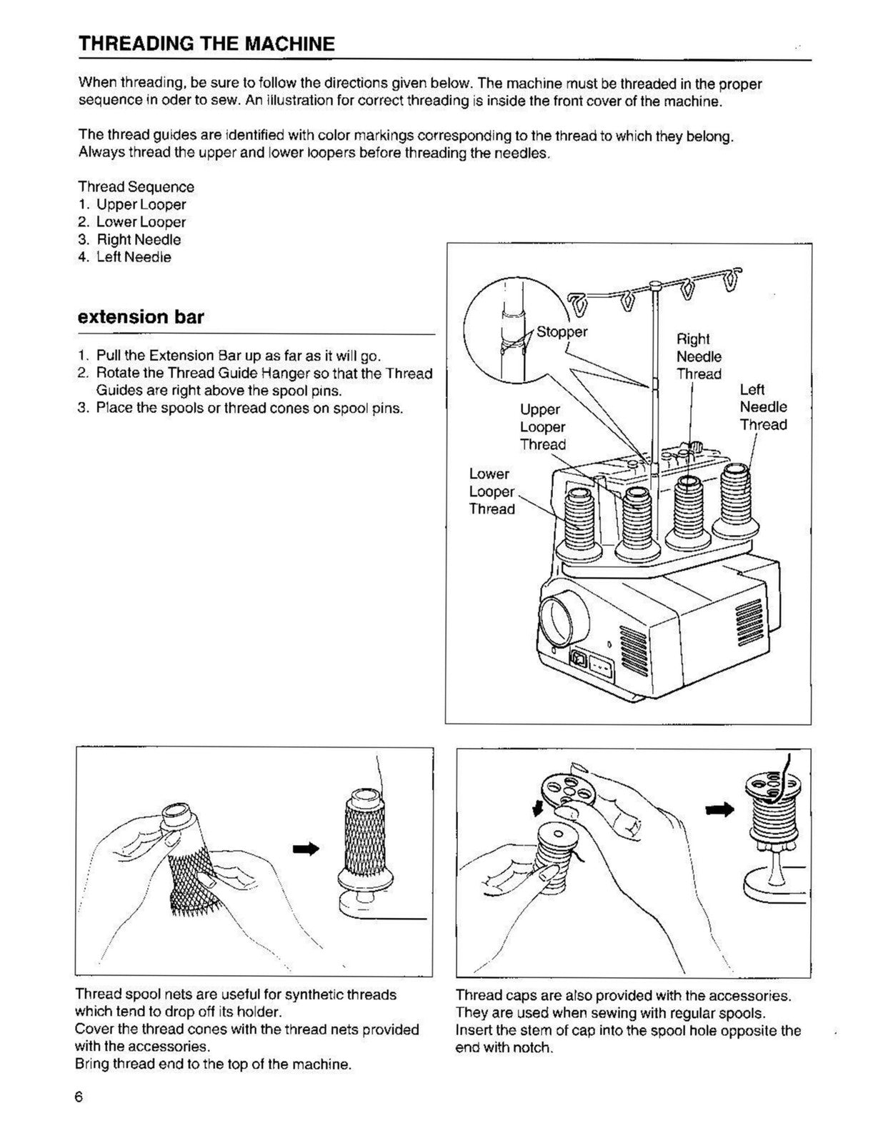 E-Z LOCK EZ100 Serger Instruciton Manual - STEEL WIRE BOUND - PROTECTIVE COVERS