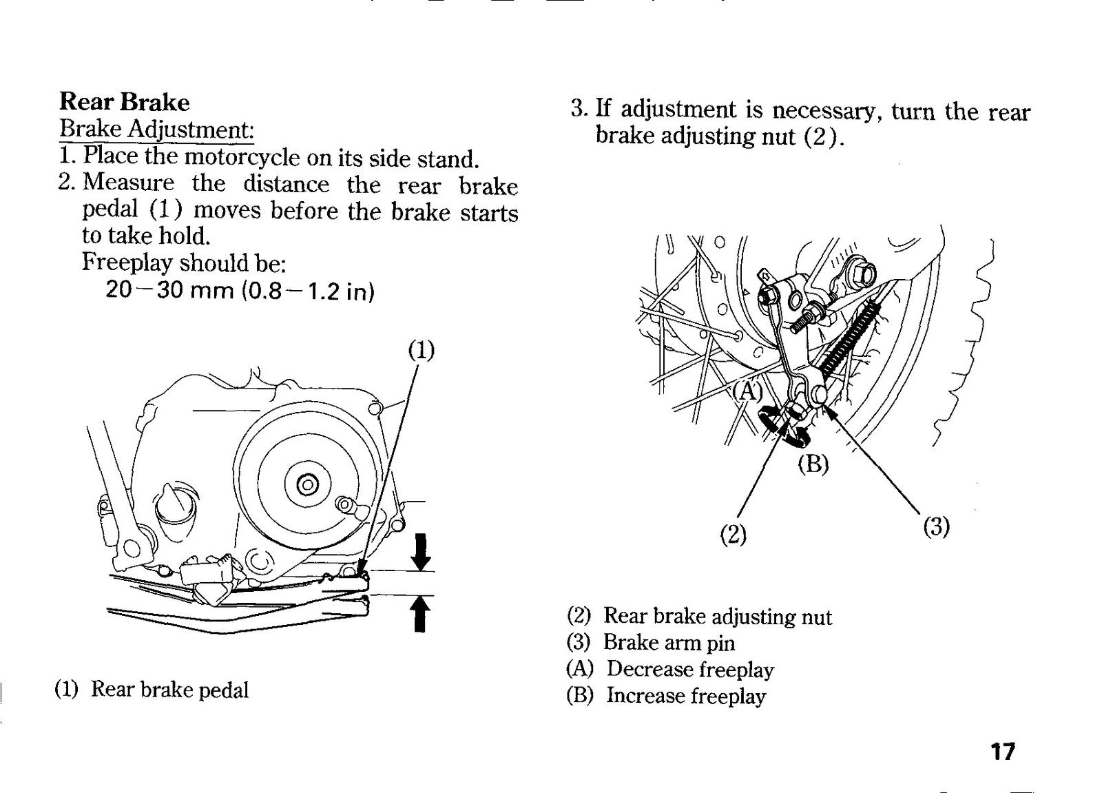 HONDA CRF70F Owners Manual 2007 - STEEL WIRE BOUND - PROTECTIVE COVERS