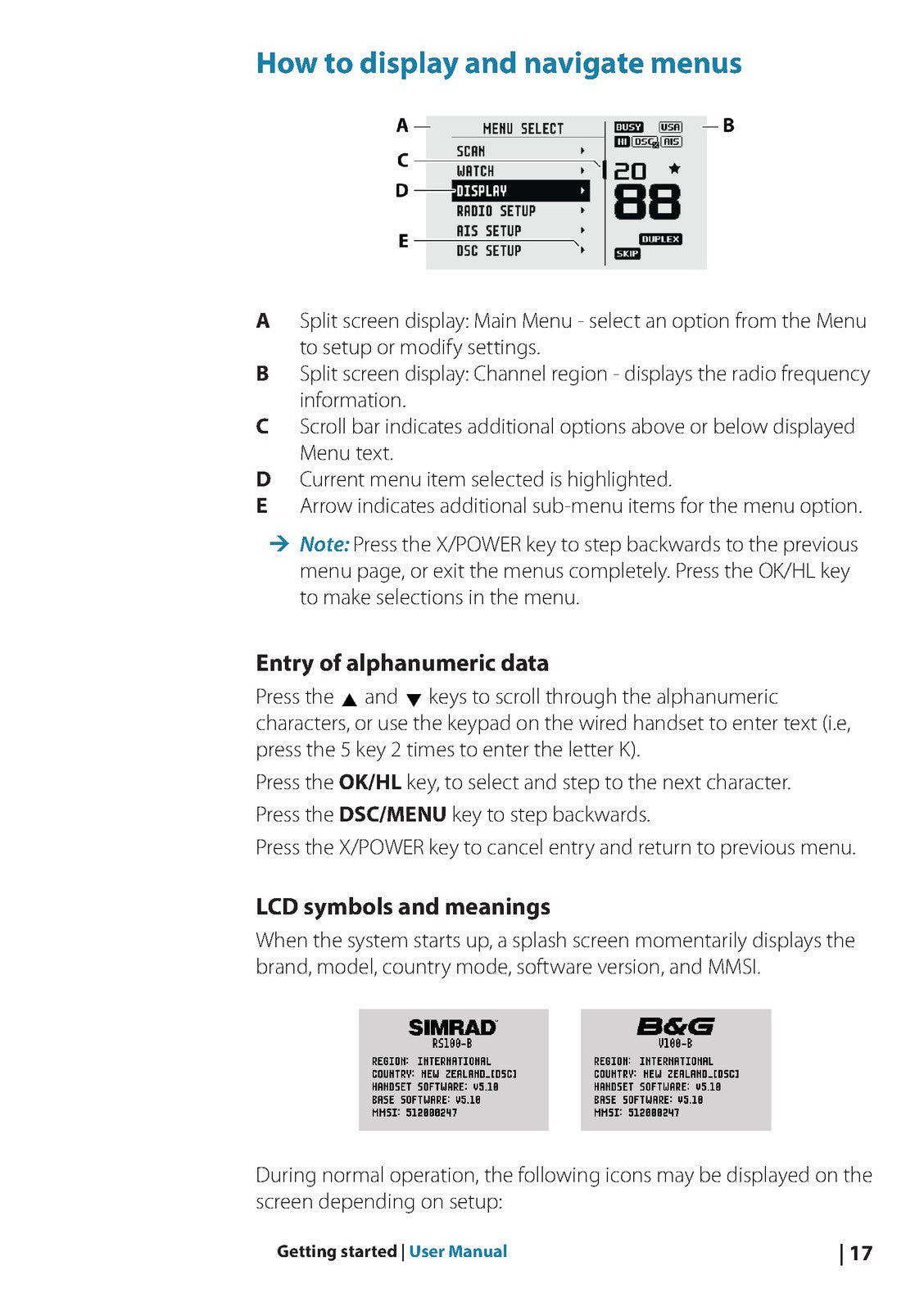 SIMRAD RS100 V100 VHF Radio User Manual - STEEL WIRE BOUND - PROTECTIVE COVERS