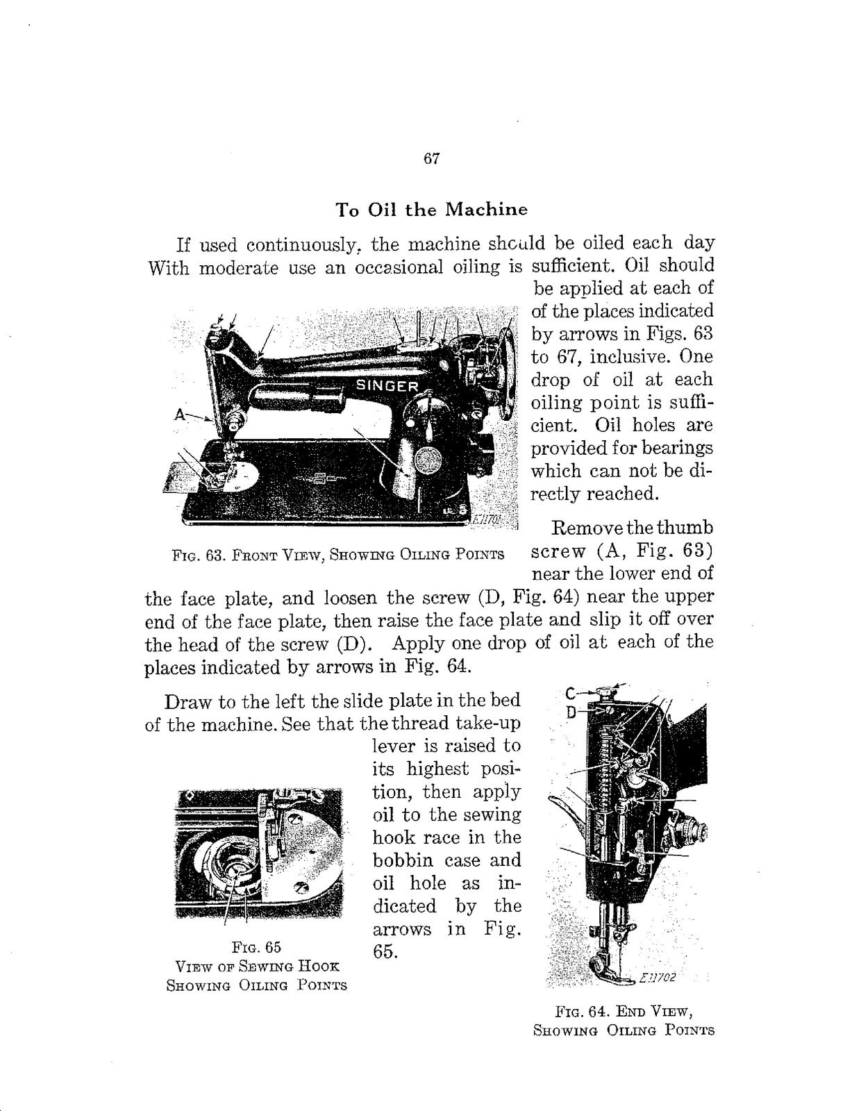 SINGER Class 201 1200 Sewing Machine Service Manual - WIRE BOUND - TOUGH COVERS