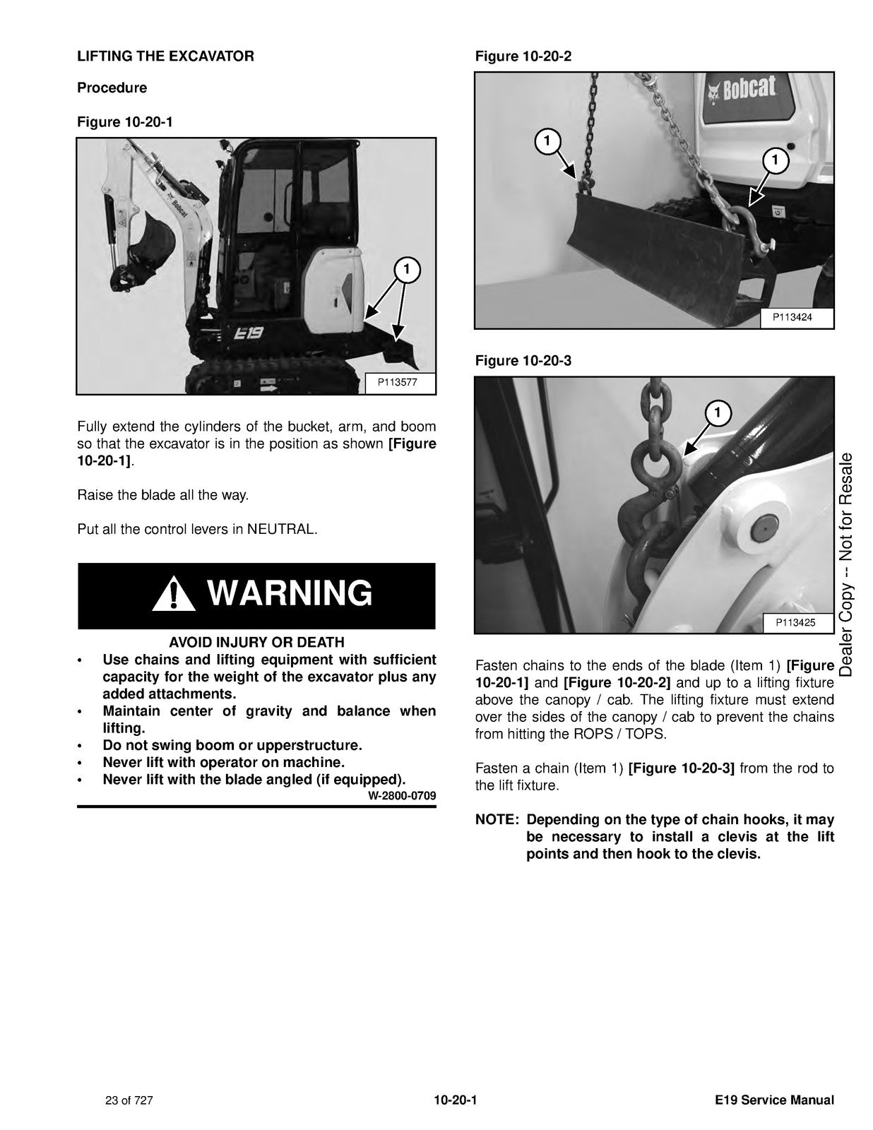 BOBCAT E19 Excavator Service Manual 2018 - BOUND - COVERS - XL FOLDOUT PAGES