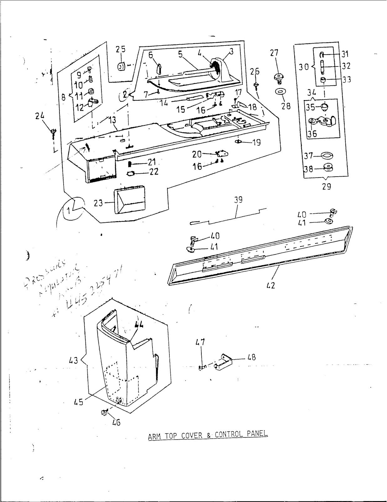 SINGER 2404 3100 3102 3130 3140 Parts List Manual - WIRE BOUND - TOUGH COVERS