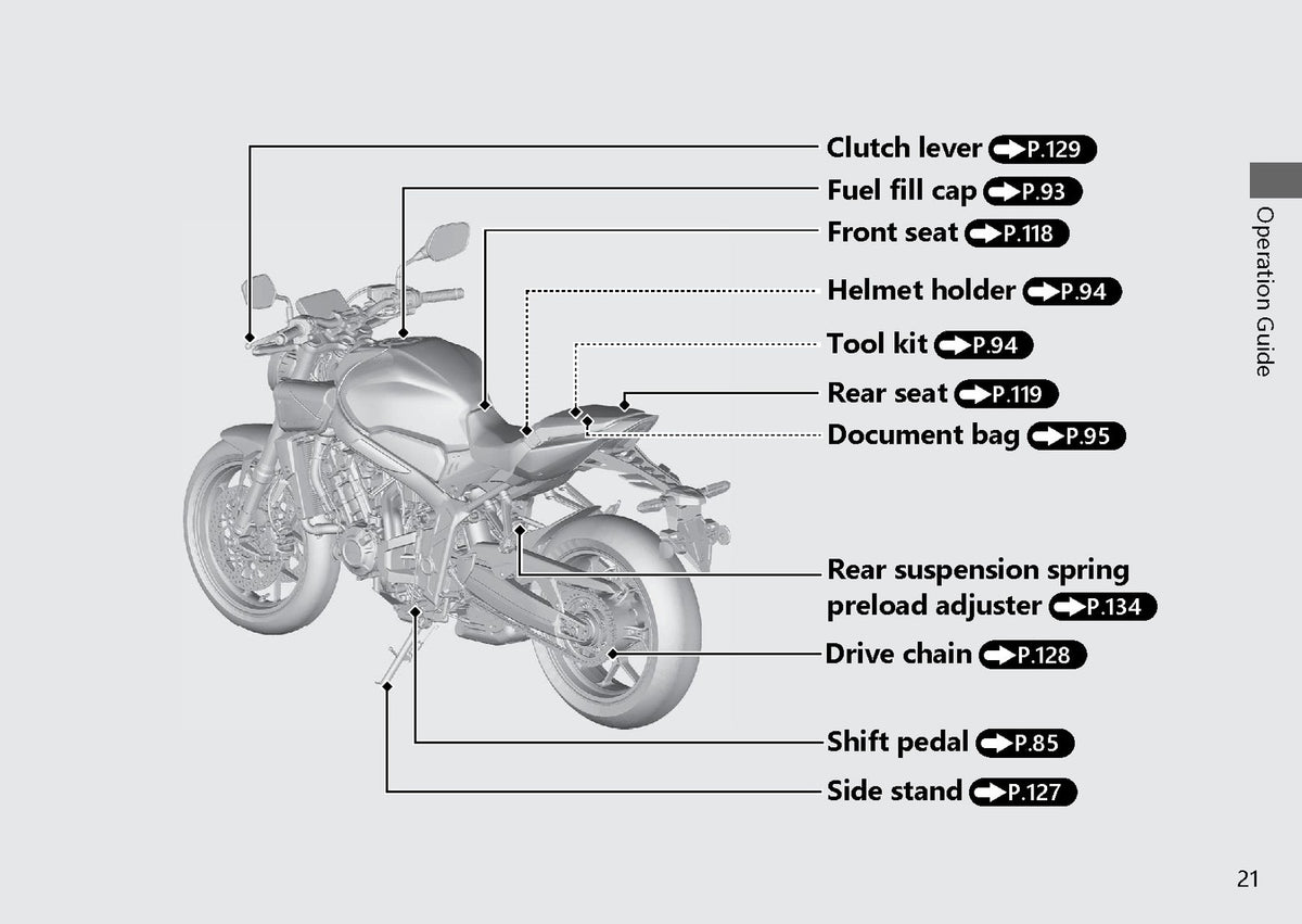 HONDA CB650R CBR650R E-Clutch Owners Manual 2026 - WIRE BOUND - TOUGH COVERS
