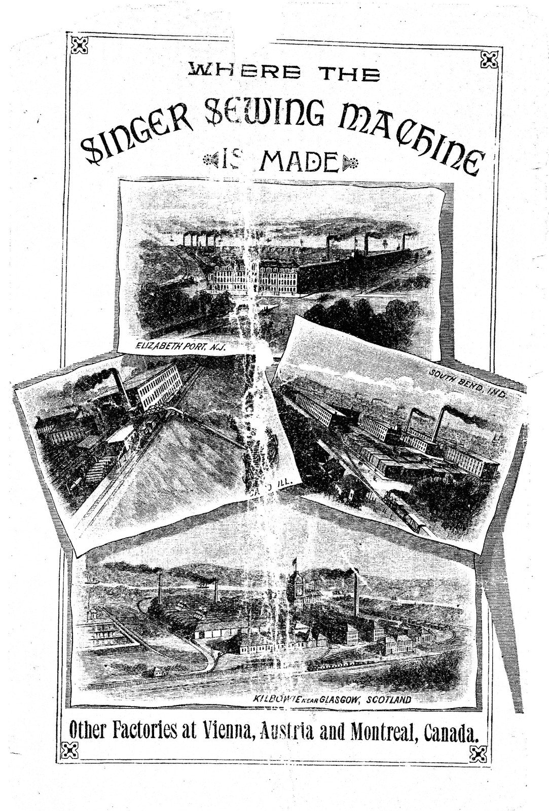 SINGER 27-2 Sewing Machine Instructions Manual 1894 - WIRE BOUND - TOUGH COVERS