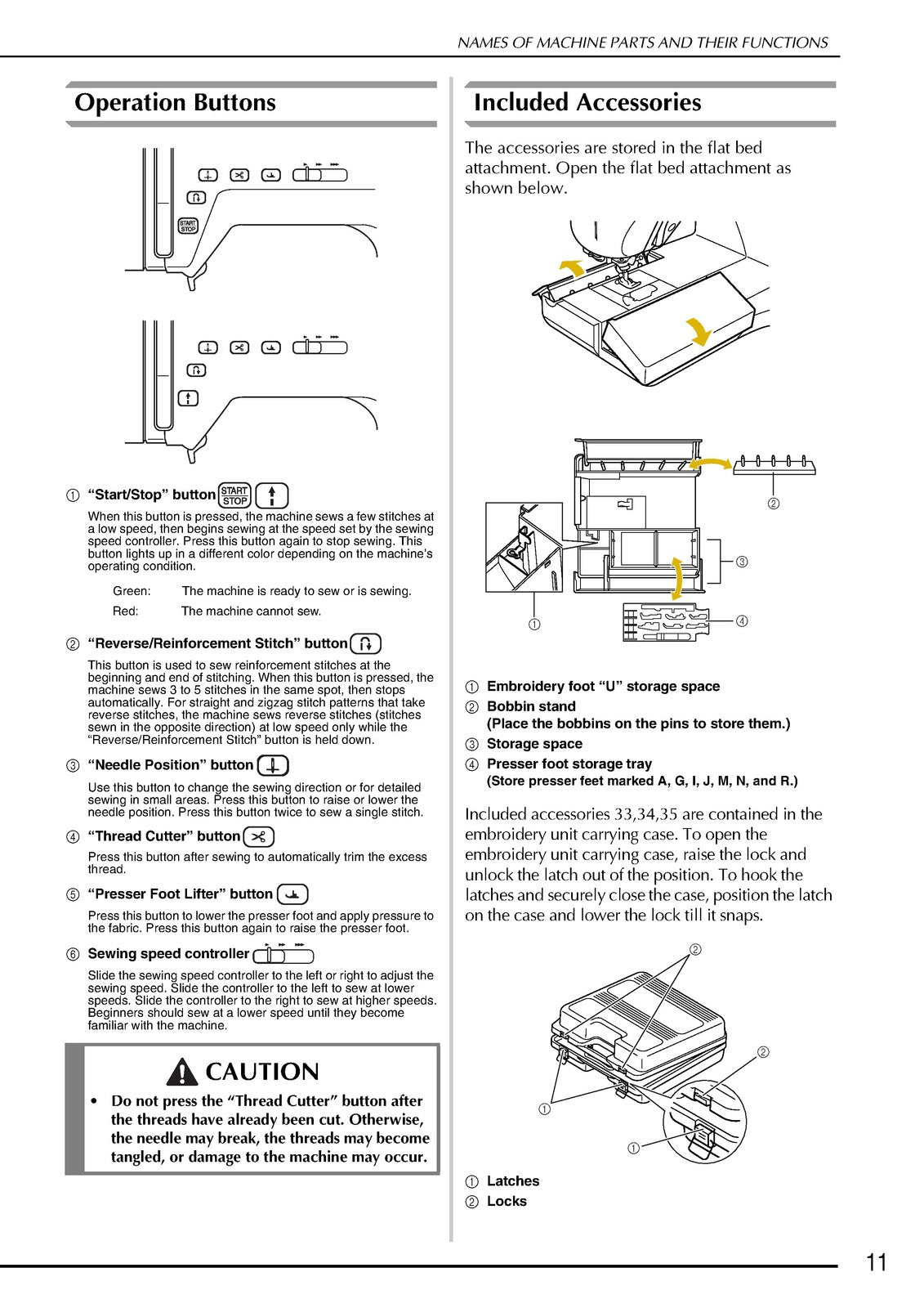 BABY LOCK Ellageo Plus BLL2 Sewing Machine Instruction Manual - WIRE BOUND