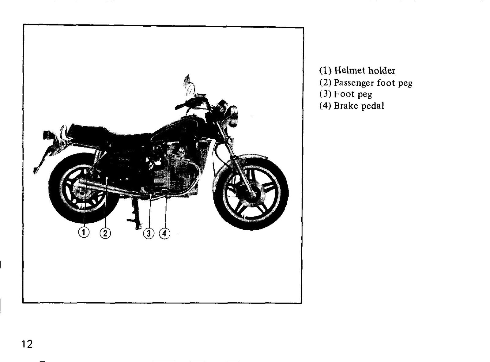 HONDA CX500 C Owners Manual 1980 - BOUND - COVERS - XL FOLDOUT PAGES