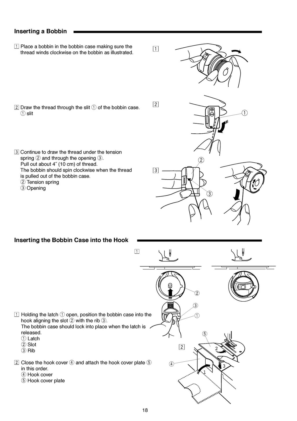 HANDI QUILTER HQ Stitch Model 510 Instruction Manual - WIRE BOUND - COVERS