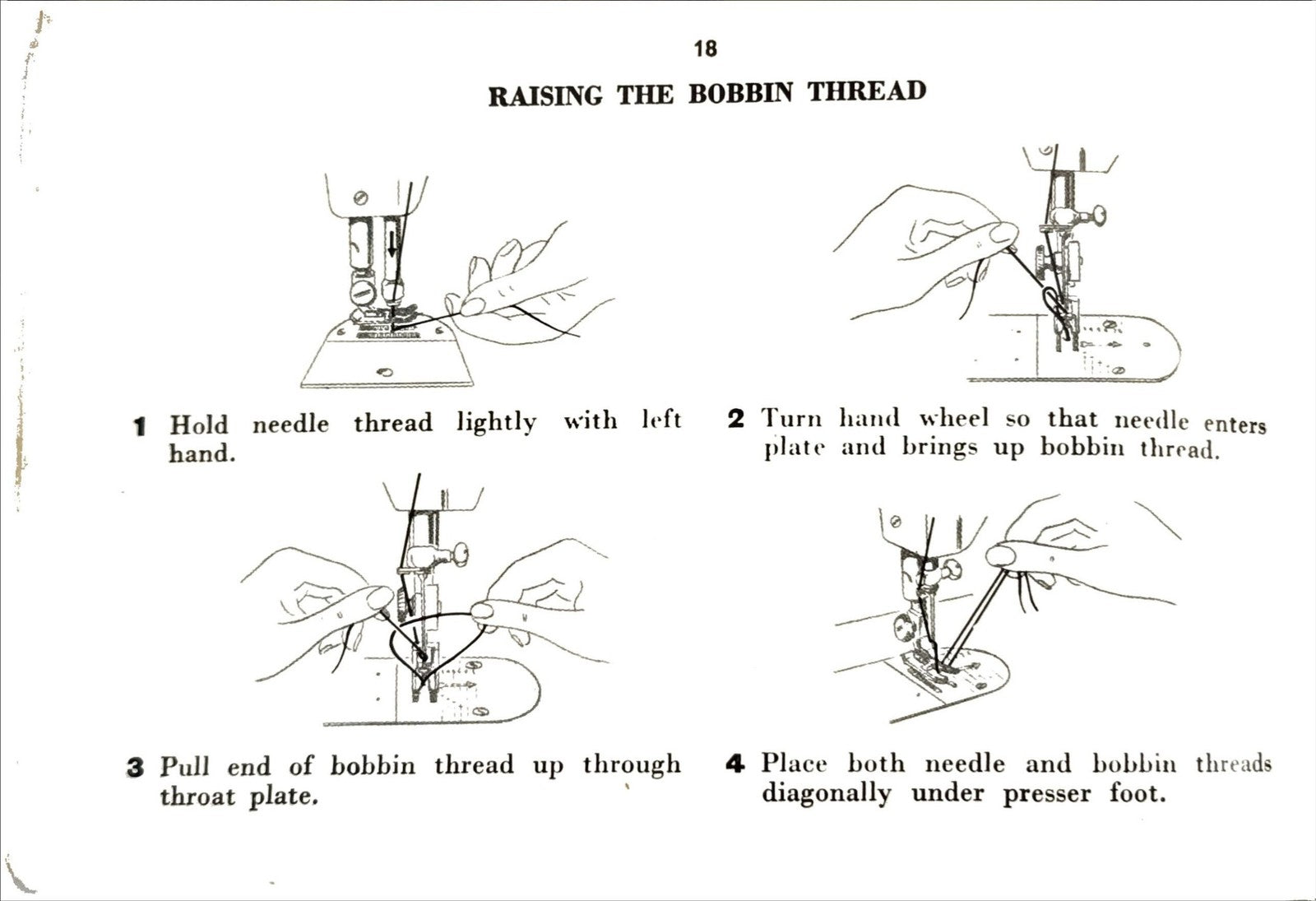 SINGER 237 Sewing Machine User Manual 1965 - STEEL WIRE BOUND - TOUGH COVERS