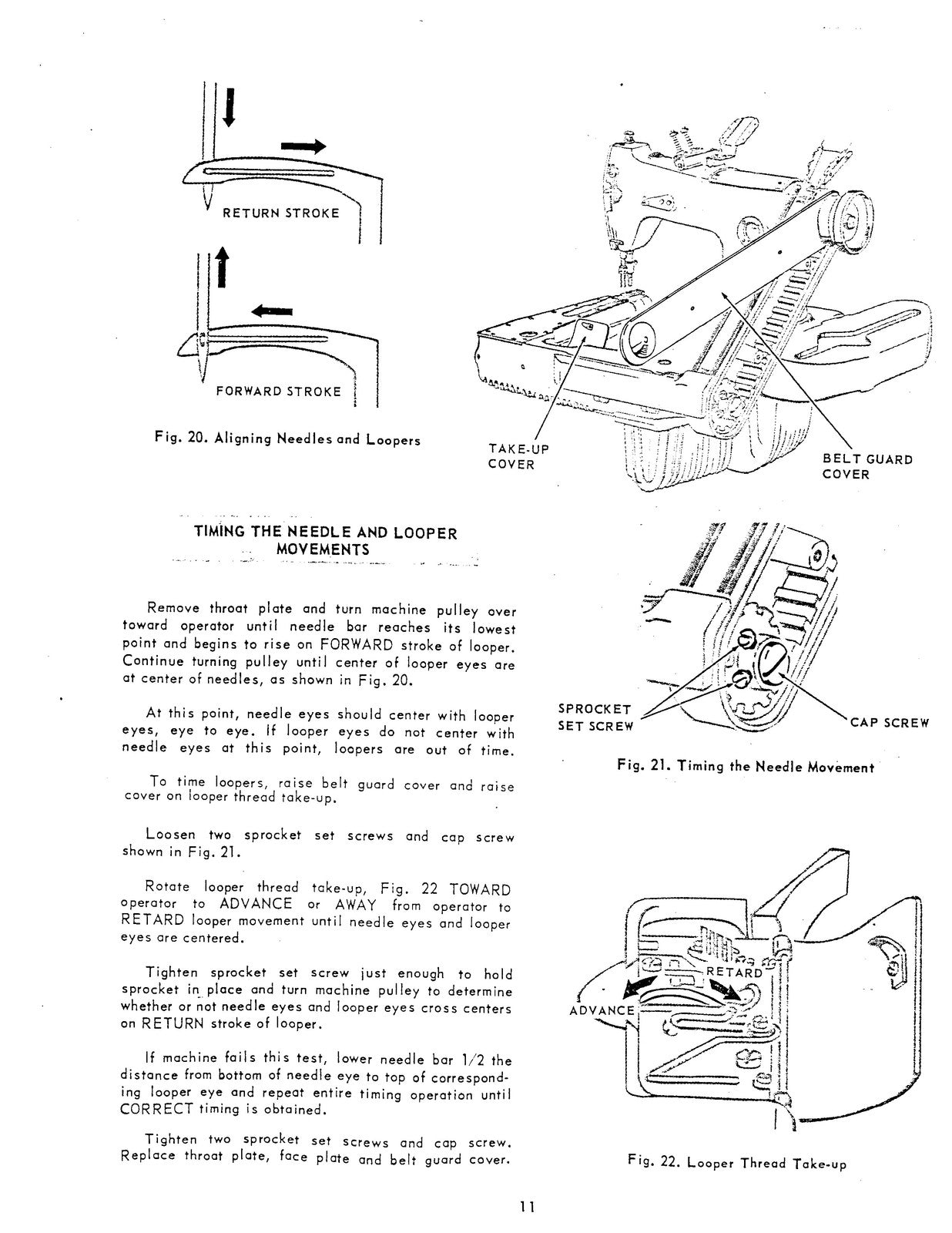 SINGER 261 Sewing Machine Service Manual - STEEL WIRE BOUND - PROTECTIVE COVERS