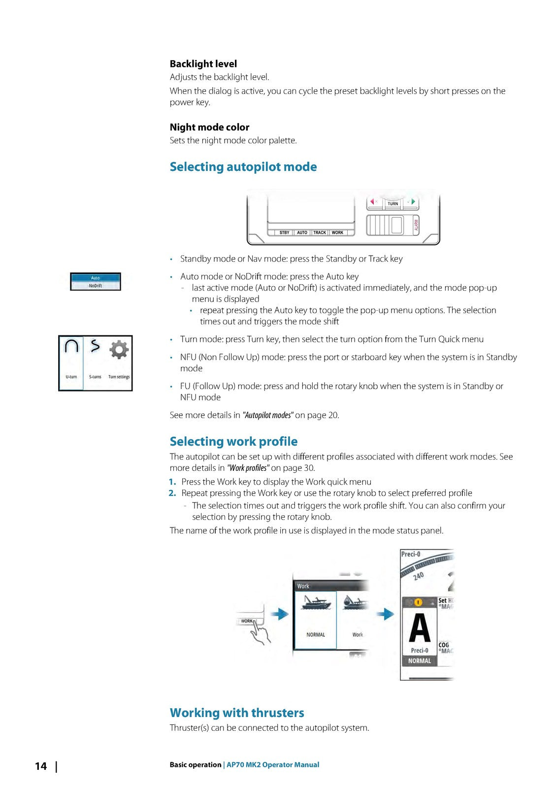 SIMRAD AP70 MK2 Autopilot Operators Manual - STEEL WIRE BOUND - TOUGH COVERS