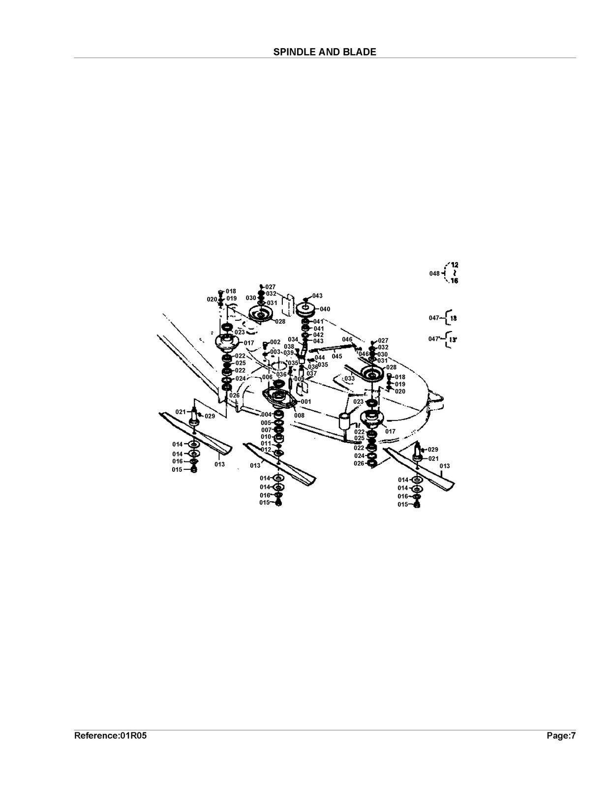 KUBOTA RCB60-1 Parts Manual - STEEL WIRE BOUND - PROTECTIVE COVERS