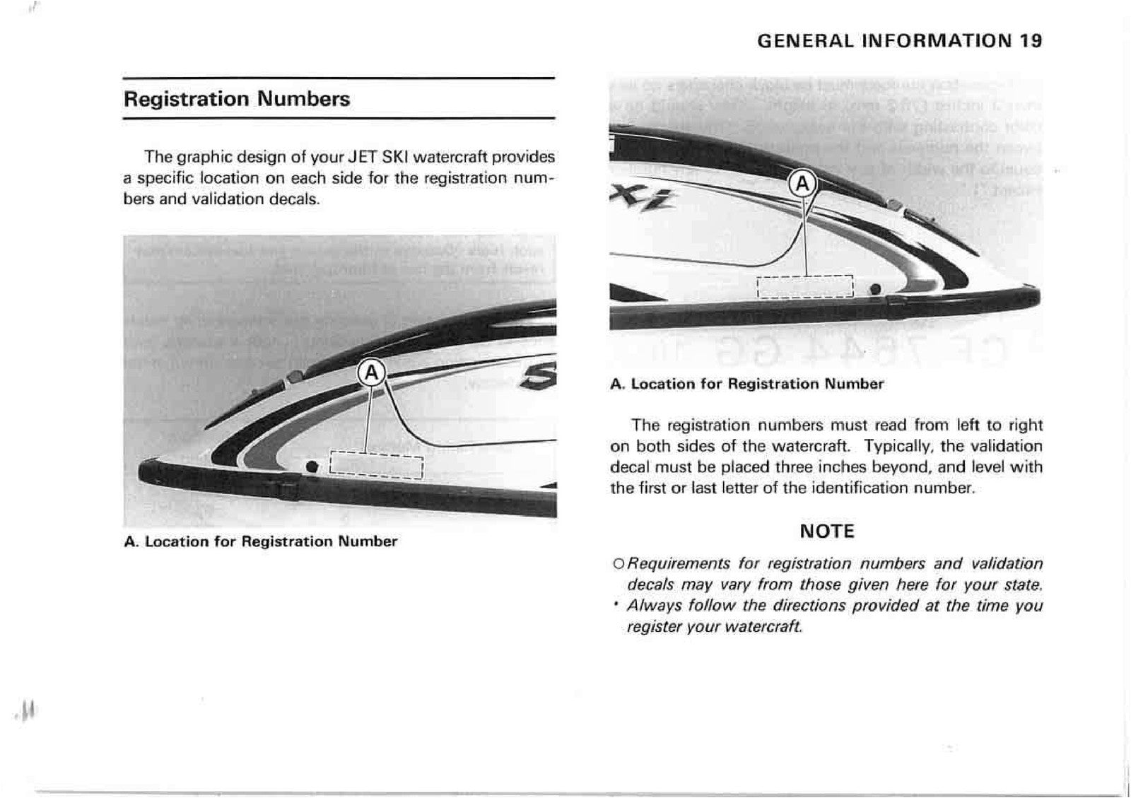 KAWASAKI JET SKI 750SXi Owners Manual 2 - STEEL WIRE BOUND - PROTECTIVE COVERS