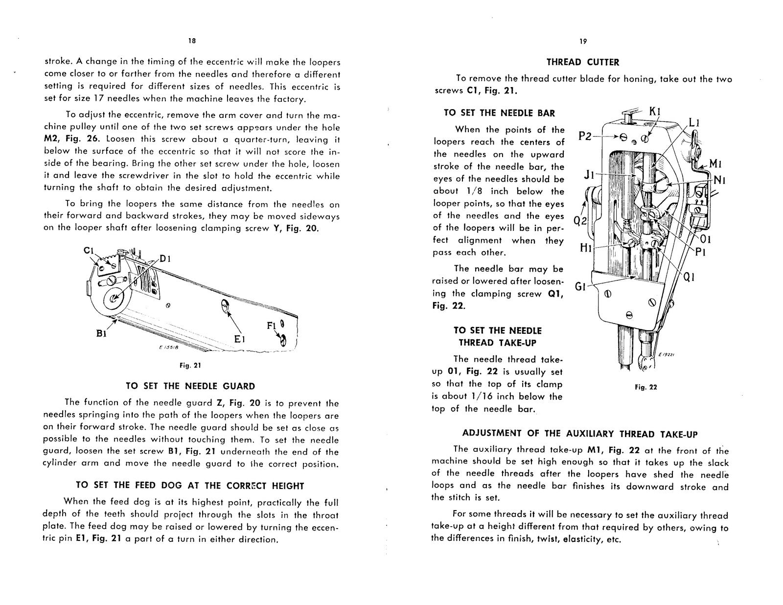 SINGER 231-25 Sewing Machine Service Manual - STEEL WIRE BOUND - TOUGH COVERS