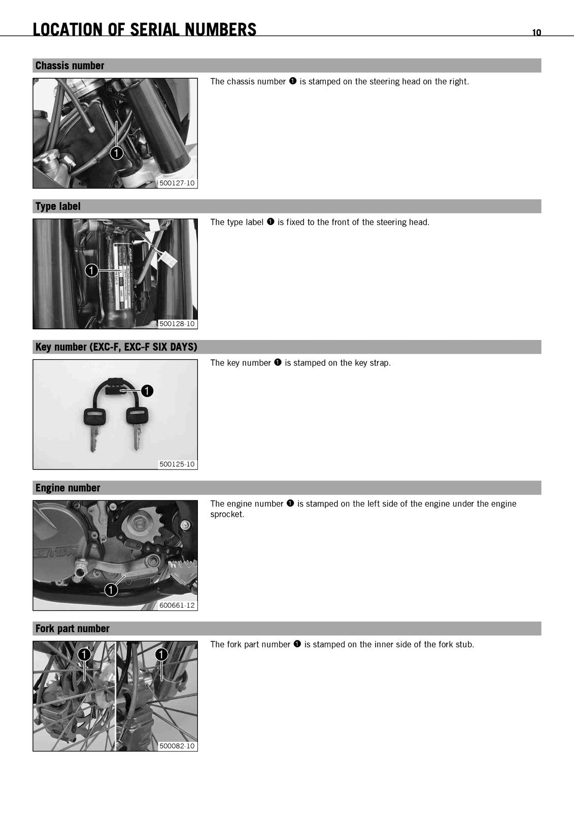 KTM 250 EXC-F XCF-W XC-F SX-F Motorcycle Owners Manual 2009 - WIRE BOUND