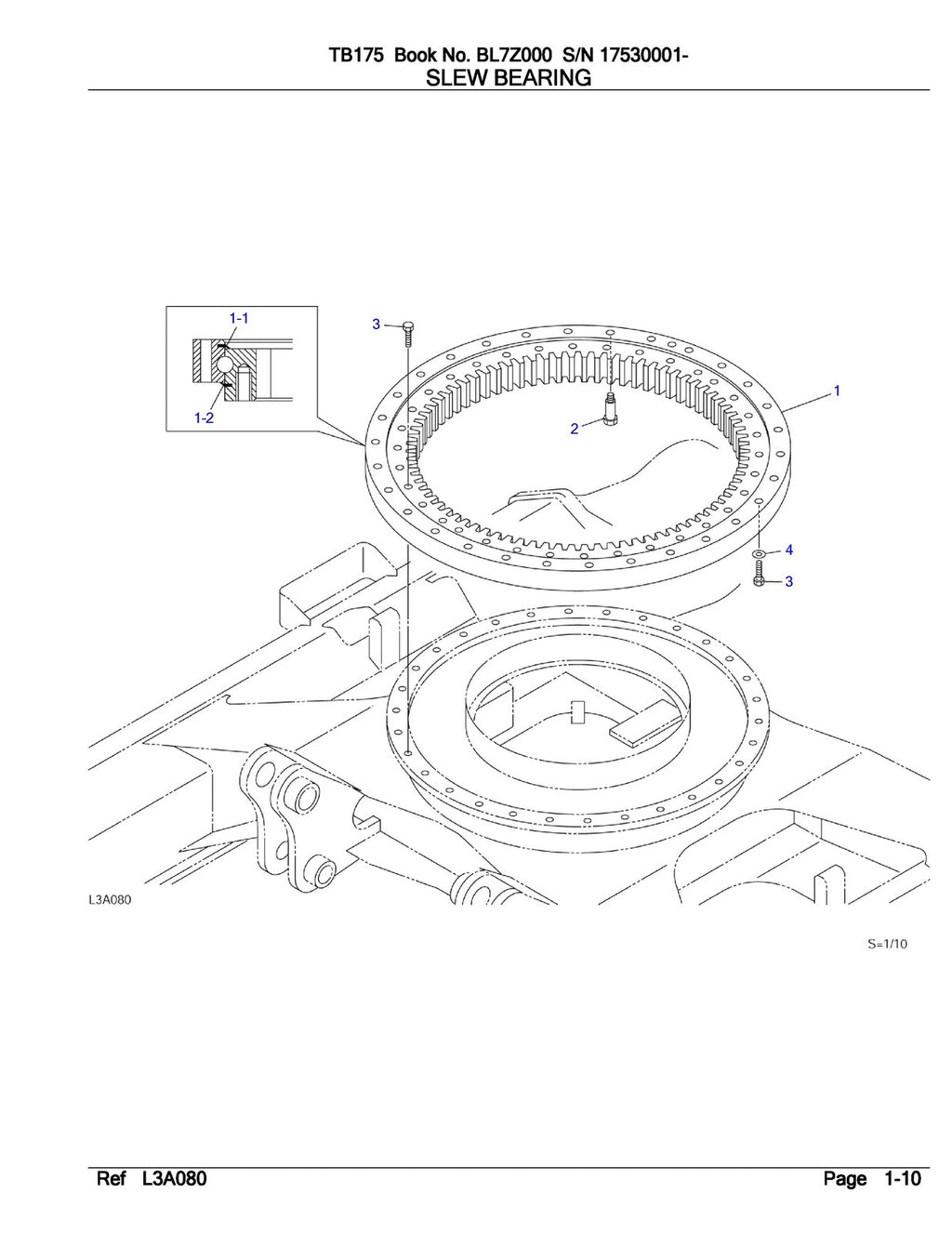 TAKEUCHI TB175 Parts Manual - STEEL WIRE BOUND PROTECTIVE COVERS