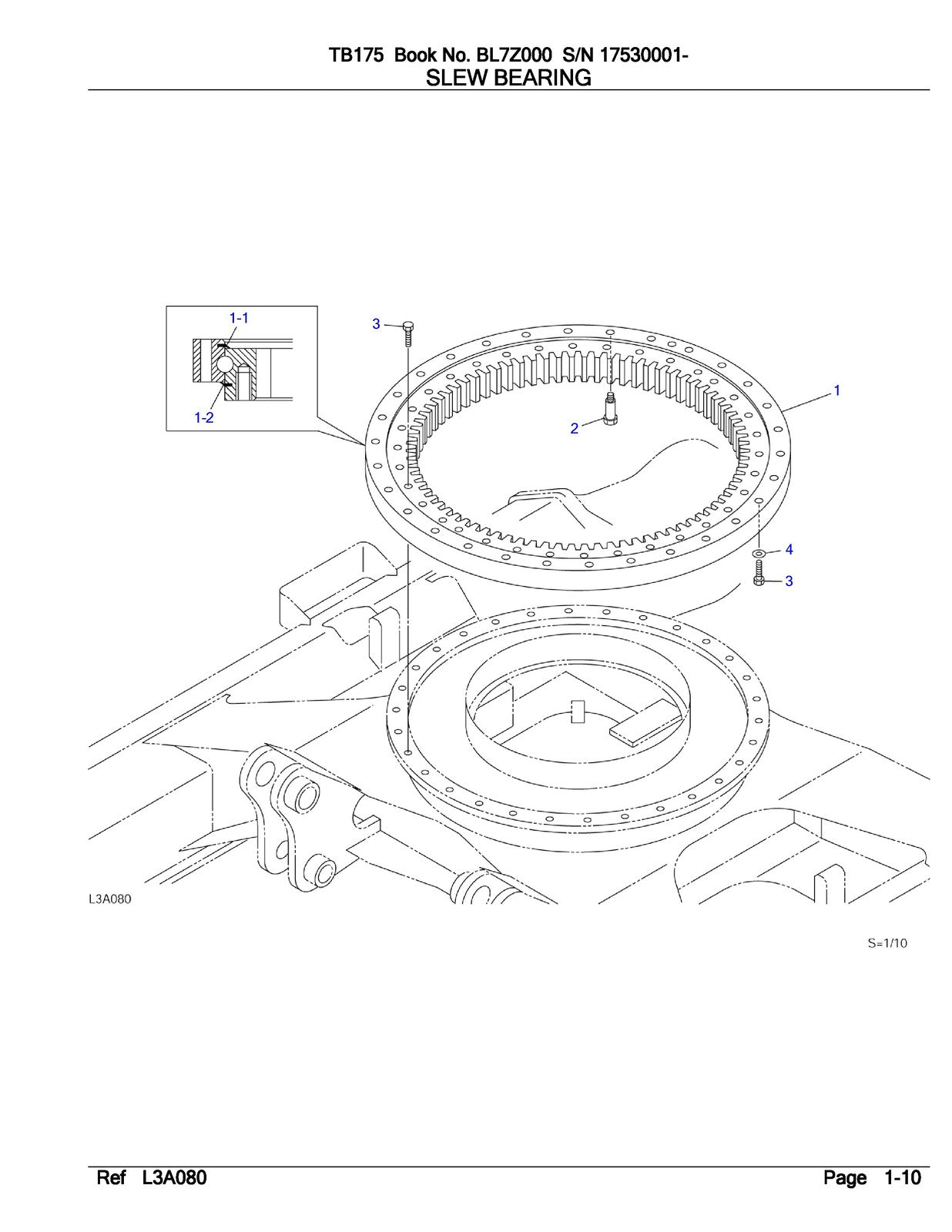 TAKEUCHI TB175 Parts Manual - STEEL WIRE BOUND PROTECTIVE COVERS