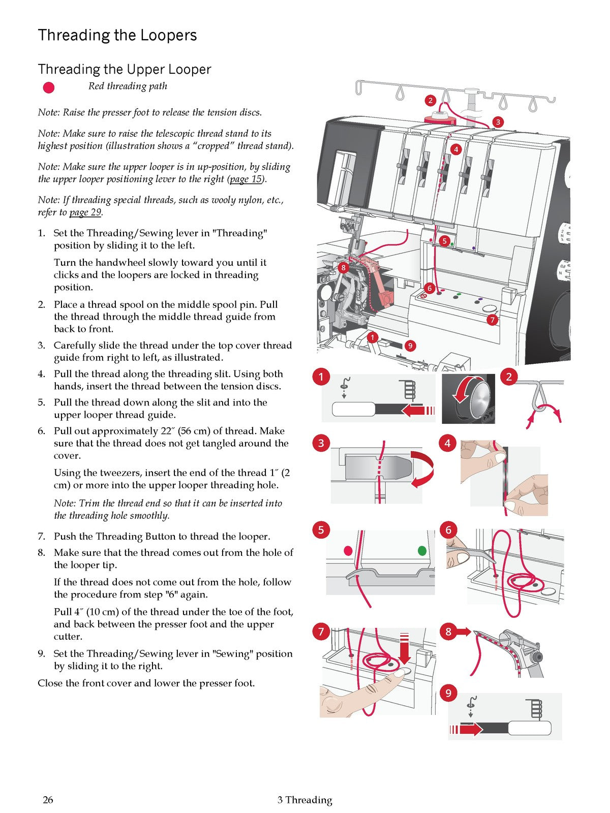 PFAFF Admire Air 6000 Overlock Users Guide Manual - WIRE BOUND - TOUGH COVERS