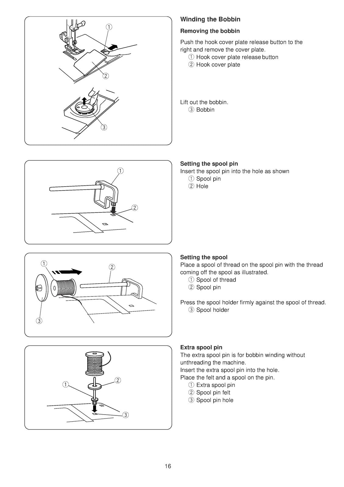 ALFA Compakt 500 Sewing Machine Instruction Book Manual - WIRE BOUND - COVERS