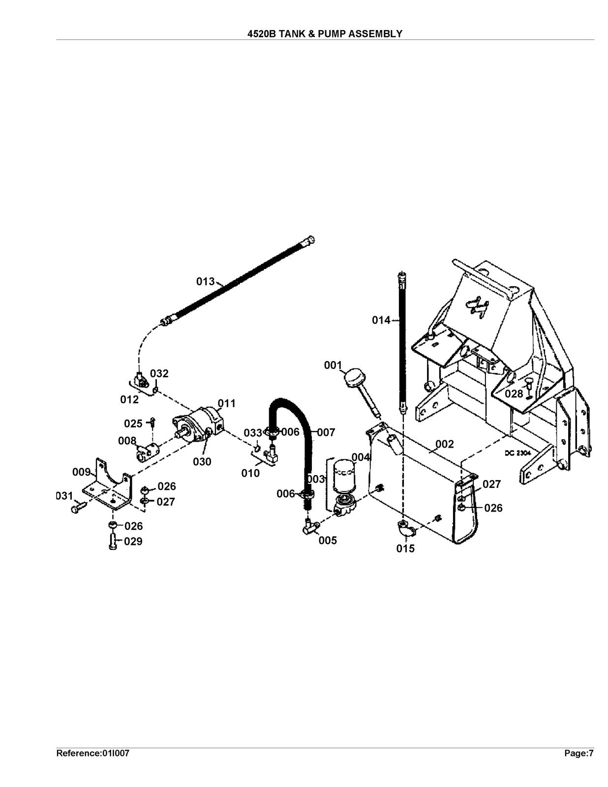 WOODS BL4520B L4530B Backhoe Illustrated Parts List Manual - WIRE BOUND - COVERS