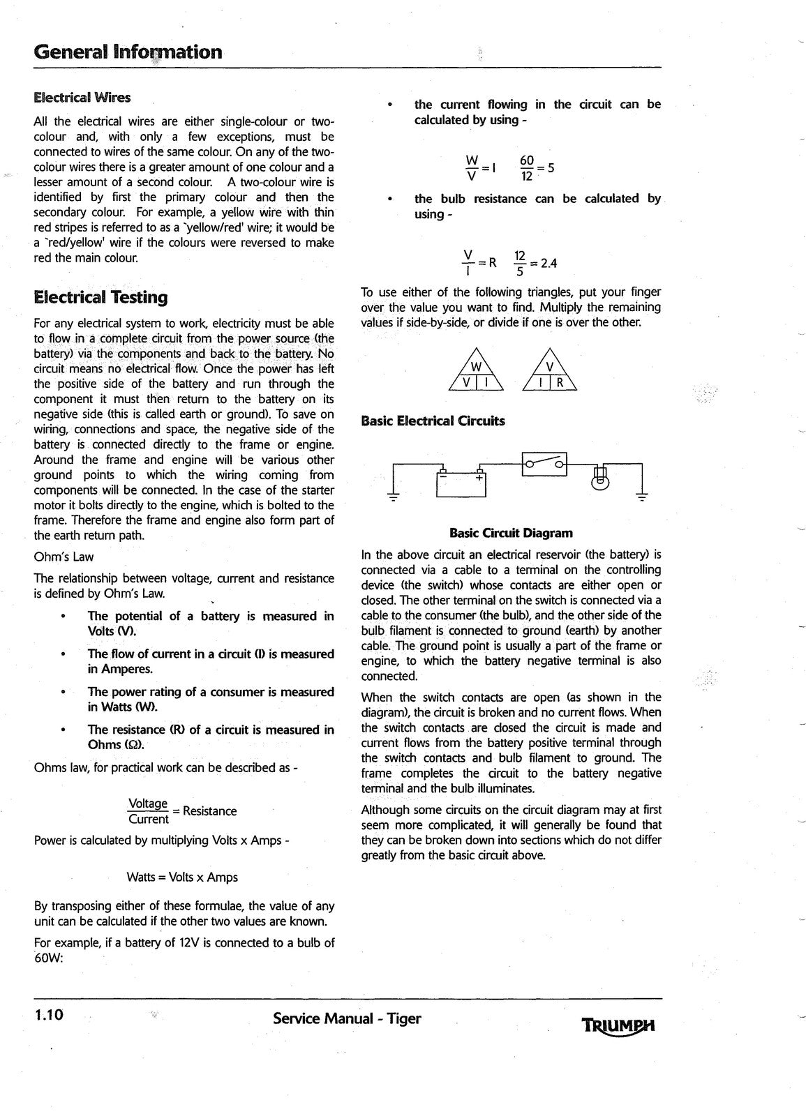TRIUMPH Tiger 1050 Workshop Manual 2006 - STEEL WIRE BOUND - PROTECTIVE COVERS