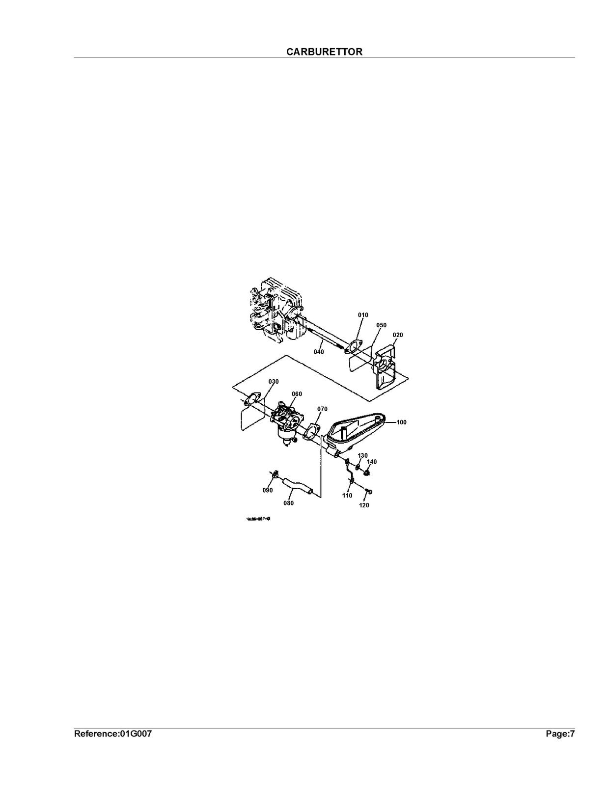 KUBOTA T1460 serial number 39999 and below Parts Manual - WIRE BOUND - COVERS