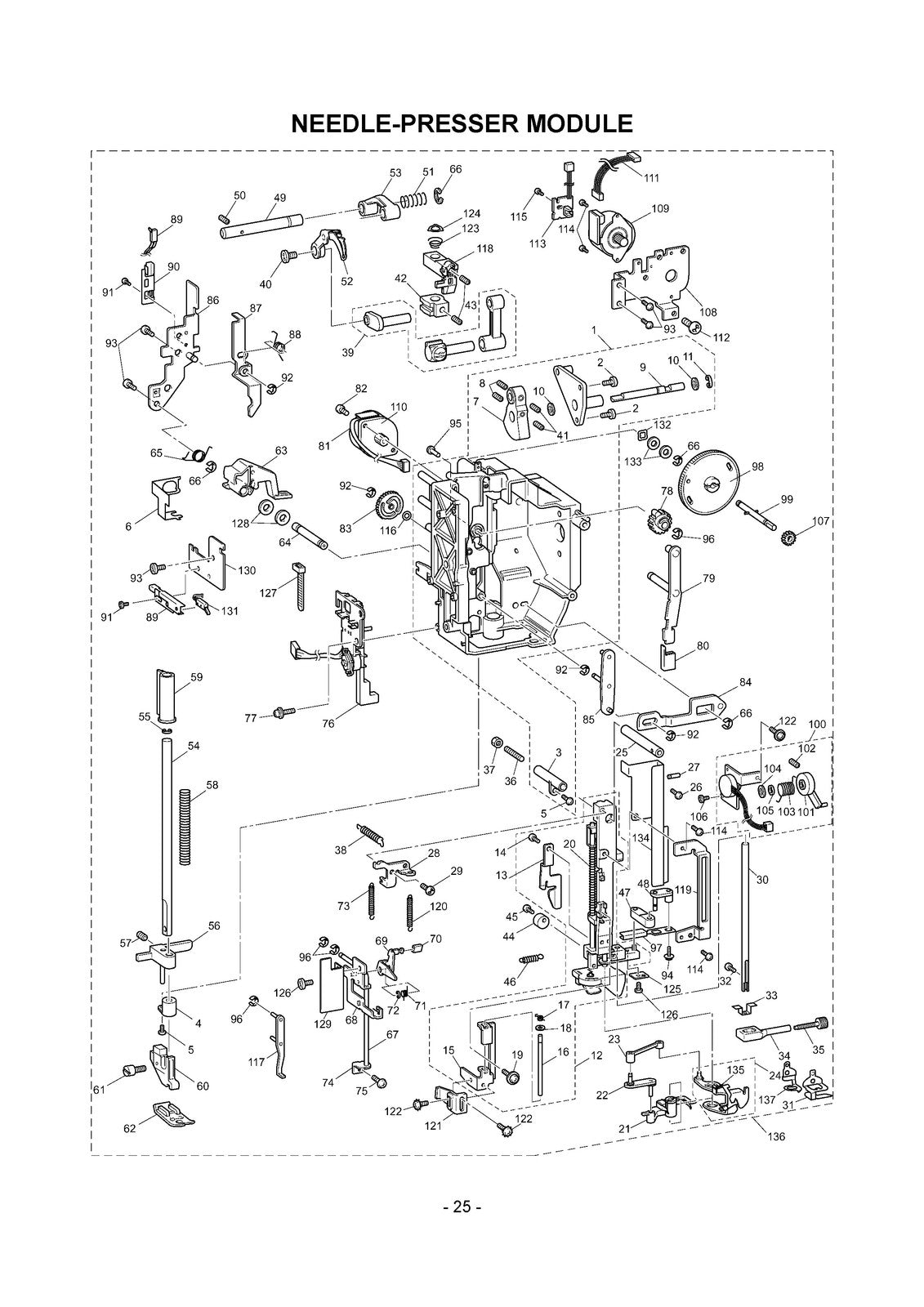 BABYLOCK Esante Sewing Machine Parts Reference List Manual - WIRE BOUND - COVERS