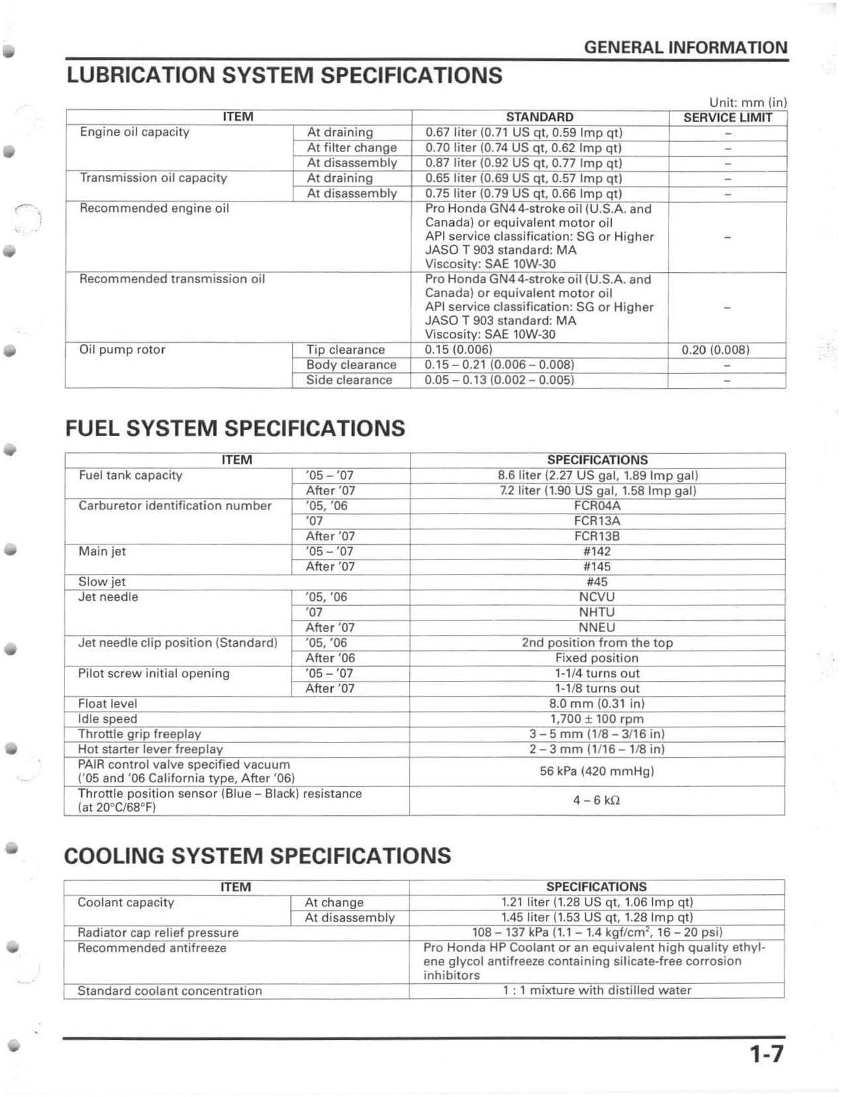 HONDA CRF450X Motorcycle Service Manual 2005-2012 - WIRE BOUND - TOUGH COVERS