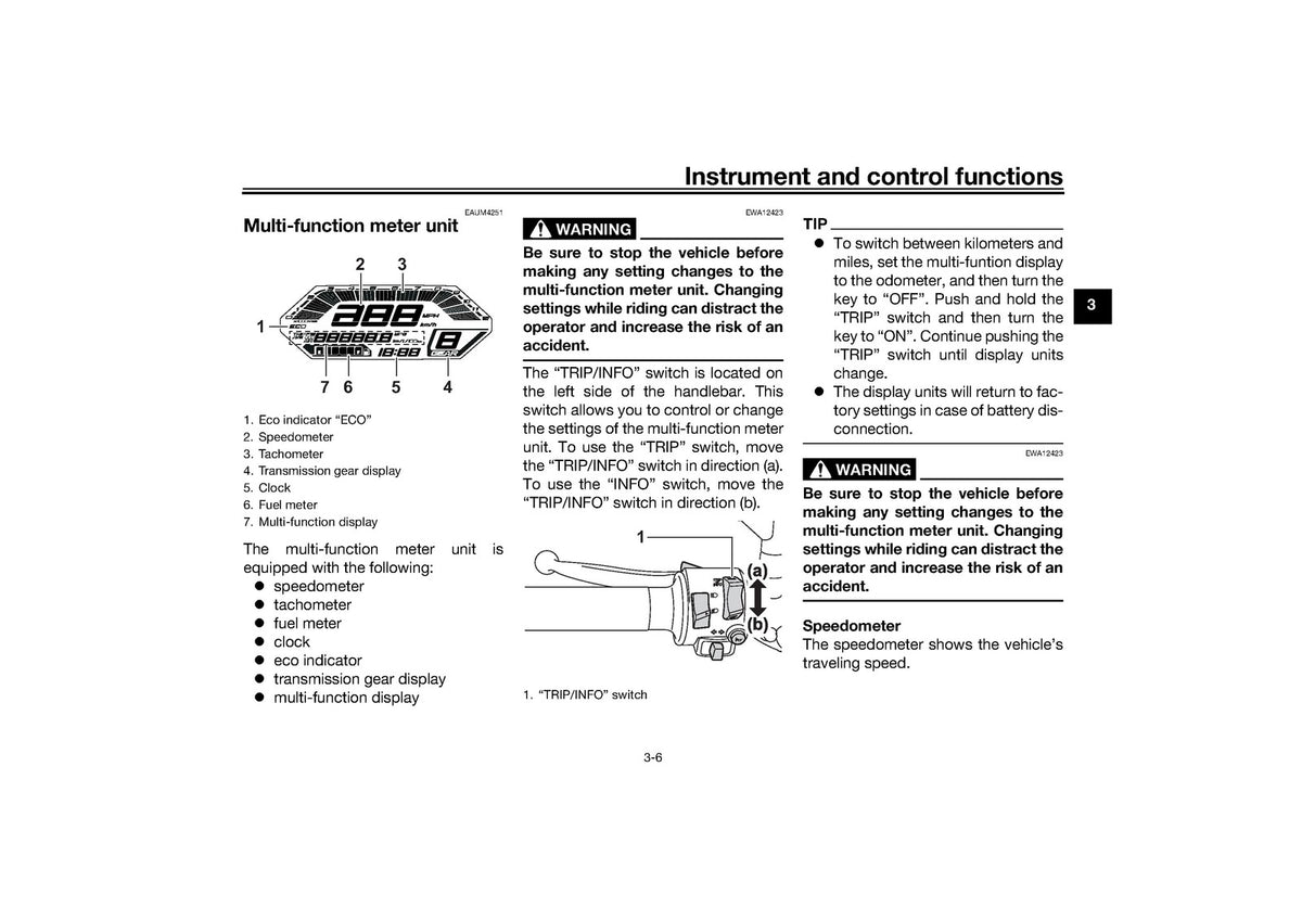 YAMAHA Tracer 7 MTT690 MTT690-U Motorcycle Owners Manual 2022 - WIRE BOUND