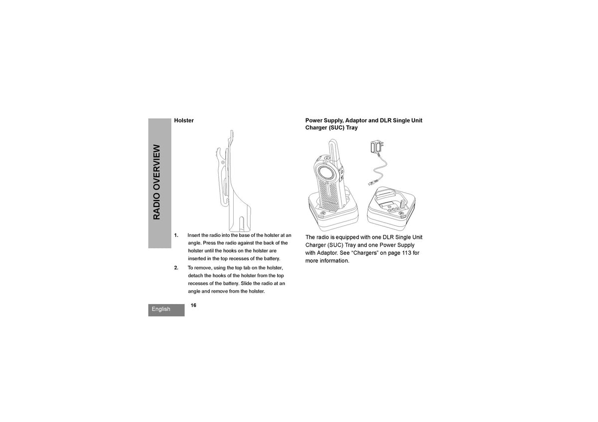 MOTOROLA DLR1020 DLR1060 Two-Way Radio User Guide Manual - WIRE BOUND - COVERS