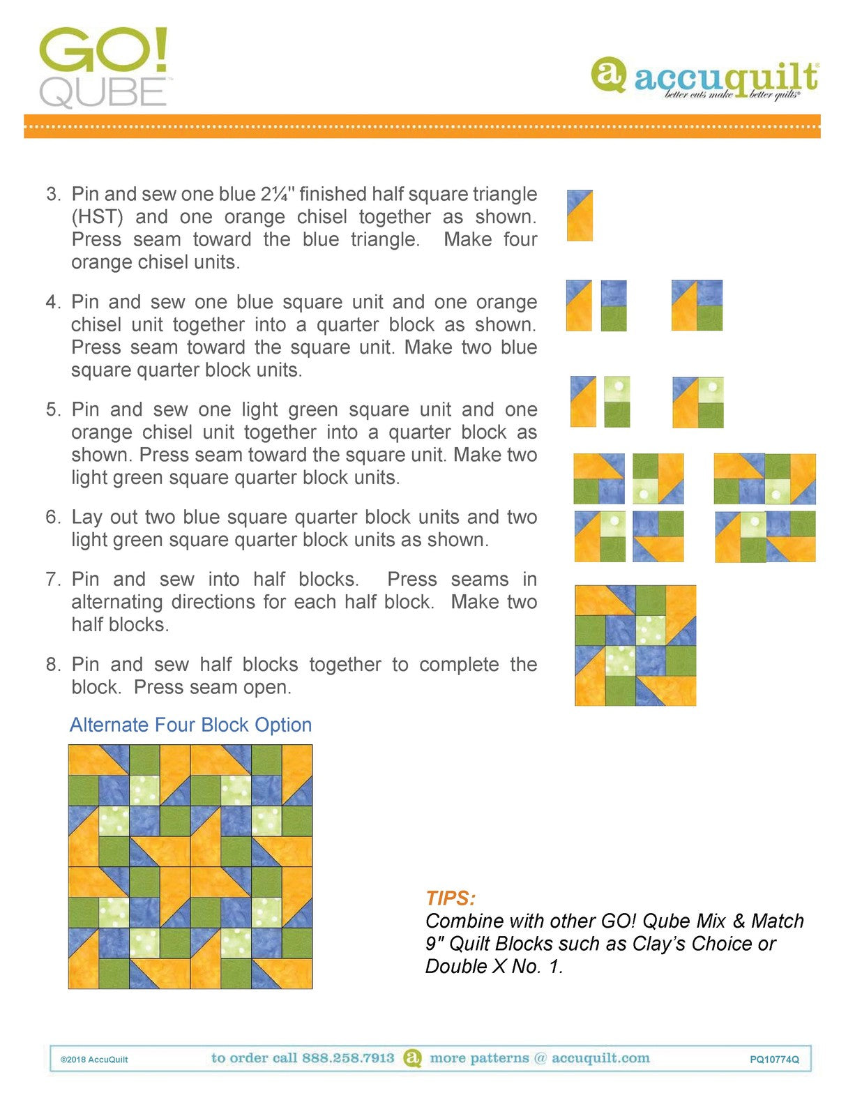 ACCUQUILT Go Qube 9" Corners - STEEL WIRE BOUND - PROTECTIVE COVERS