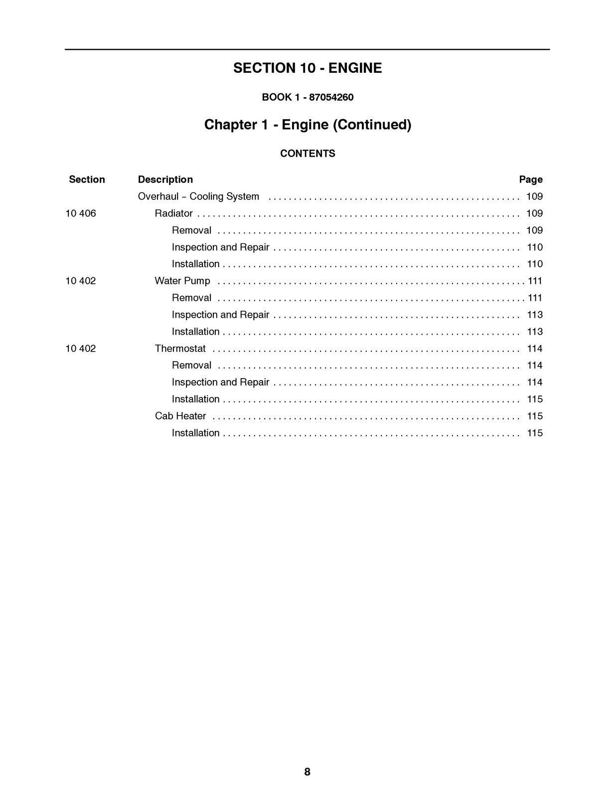 NEW HOLLAND TC35A TC35DA TC40A TC40DA and More Service Manual - WIRE BOUND