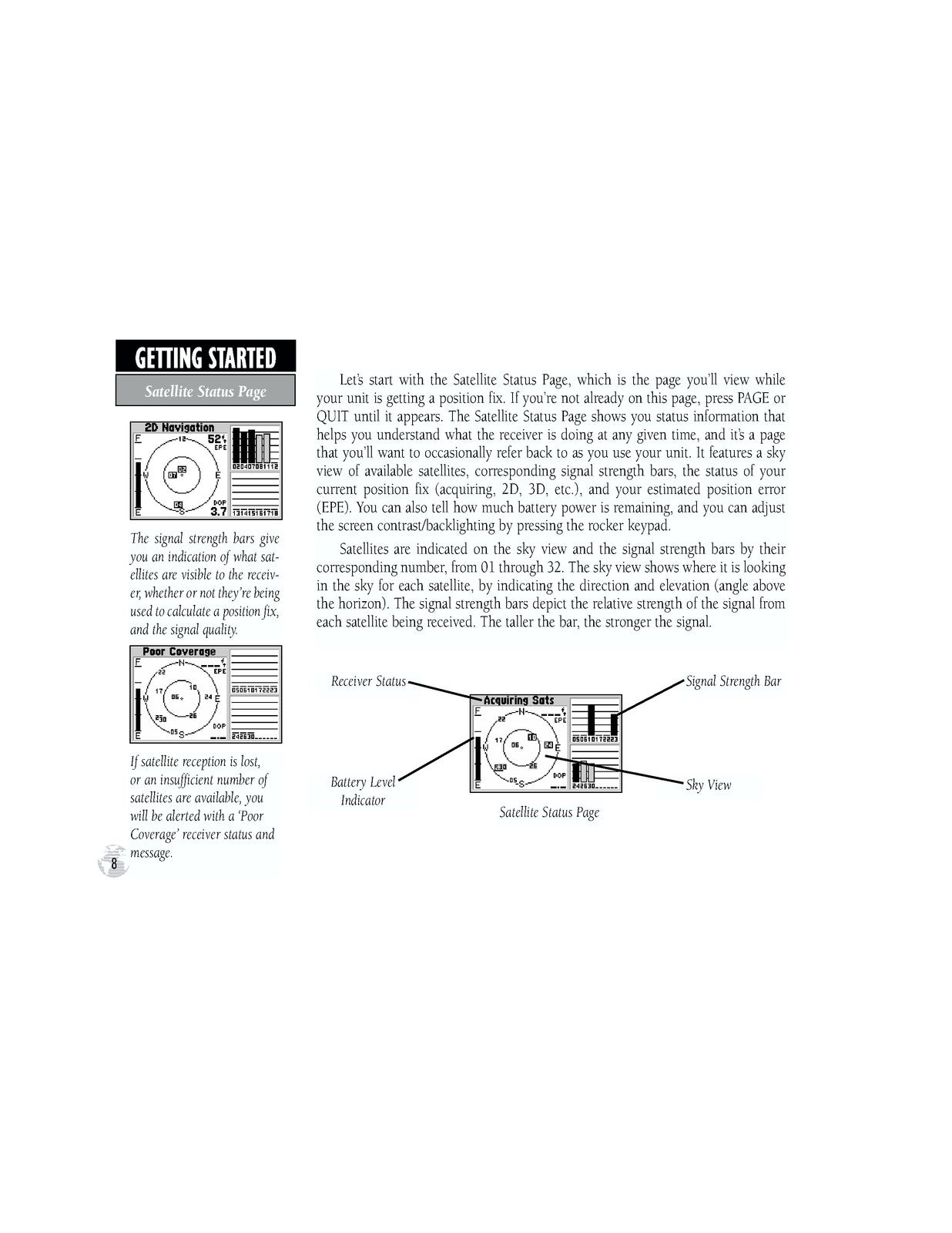 GARMIN GPS III Owners Manual And Reference 2001 - WIRE BOUND - TOUGH COVERS