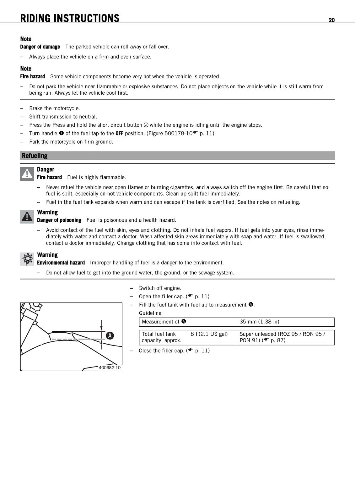 KTM 450 SX-F EU USA Owners Manual 2010 - STEEL WIRE BOUND - PROTECTIVE COVERS