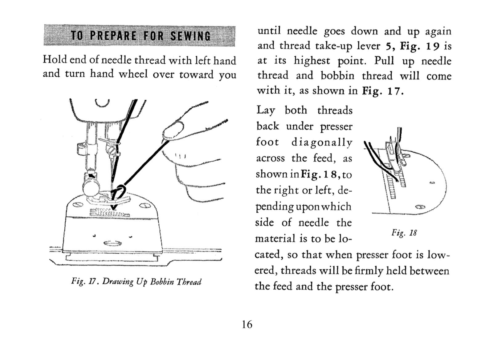 SINGER 201 Sewing Machine Instructions For Using Manual 1957 - WIRE BOUND
