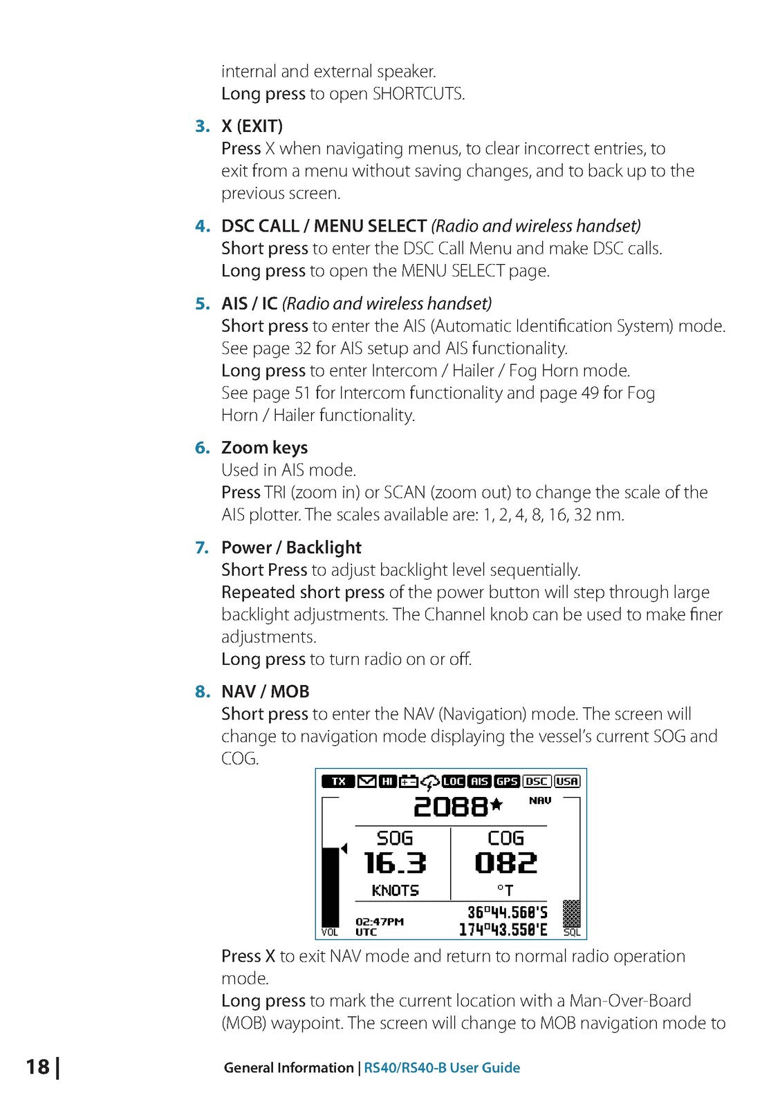 SIMRAD RS40 RS40-B VHF Radio User Manual - STEEL WIRE BOUND - PROTECTIVE COVERS